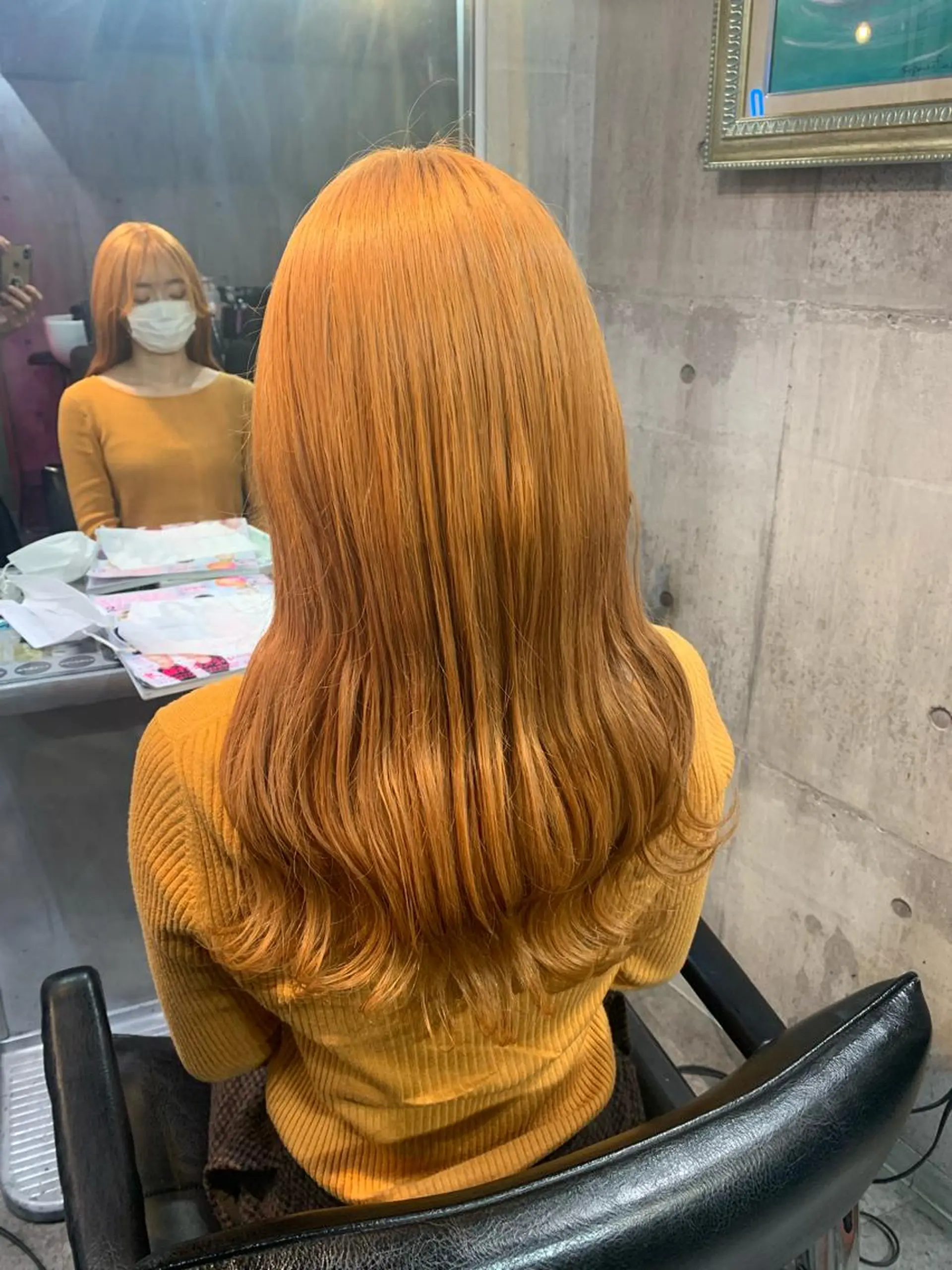 セミロング カラー ヘアカラー トリートメント ハイトーン/メンズ/ ウルフ特化   小松のヘアスタイル