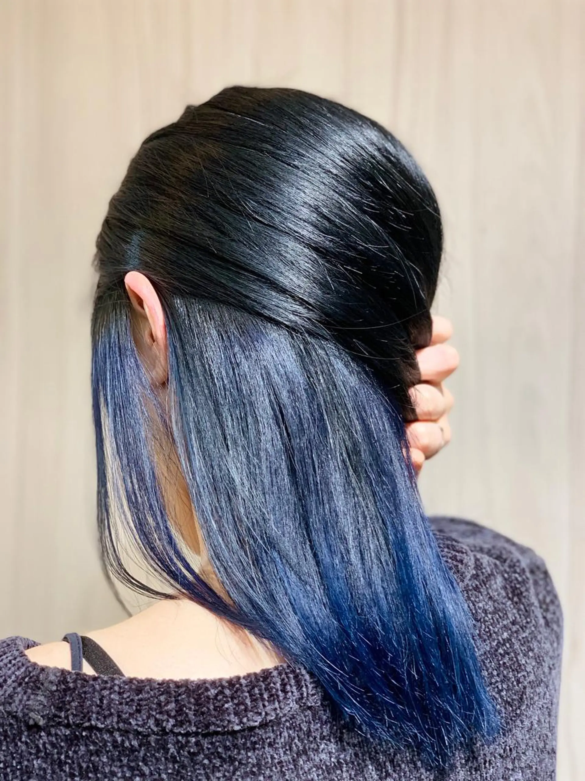 セミロング カラー ブリーチ インナーカラー トリートメント ⭐️柏木皇気ブリーチ ムラ修正/他店直しのヘアスタイル