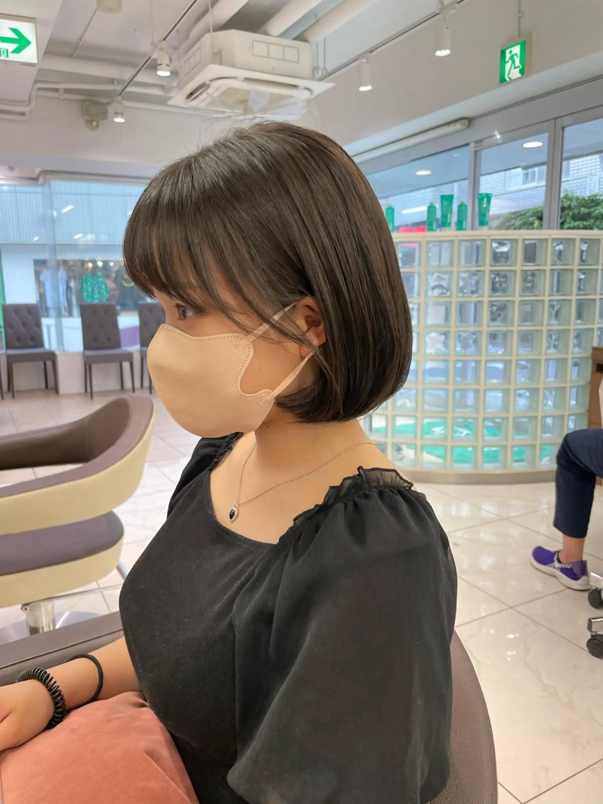 ミディアム カット ヘアカラー 福島成美/髪質改善 縮毛矯正/カラーのヘアスタイル