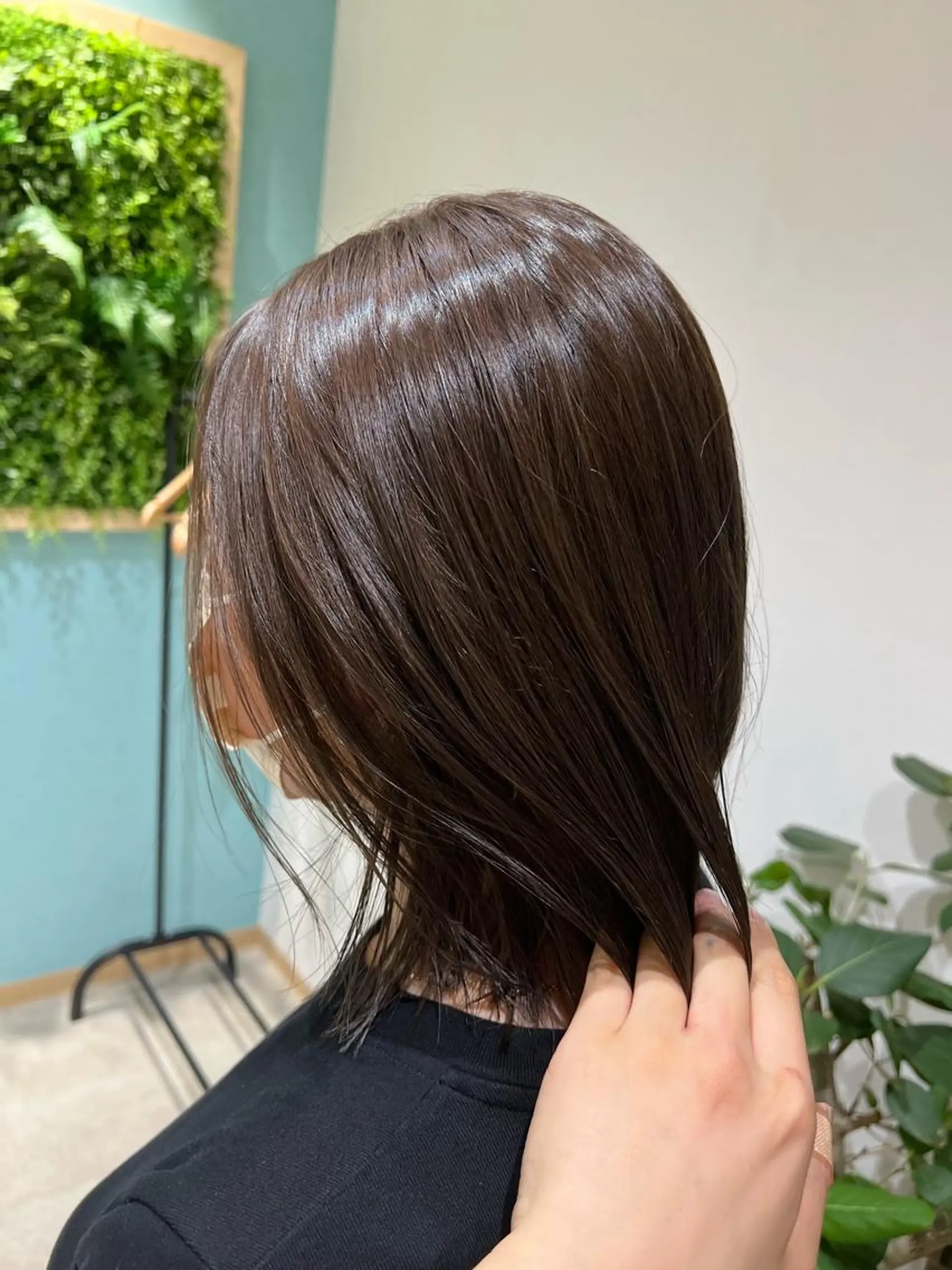 ミディアム カラー ヘアカラー トリートメント きど さやかのヘアスタイル