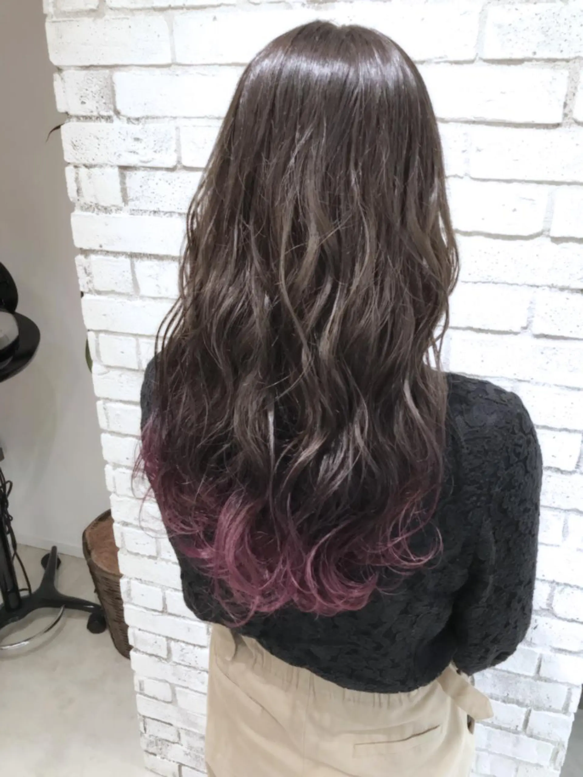 ロング カラー パーマ ヘアアレンジ メンズ キッズ ネイル マツエク・マツパ ヘアカラー バレイヤージュ/ 髪質改善/渡邉悟🌱のヘアスタイル