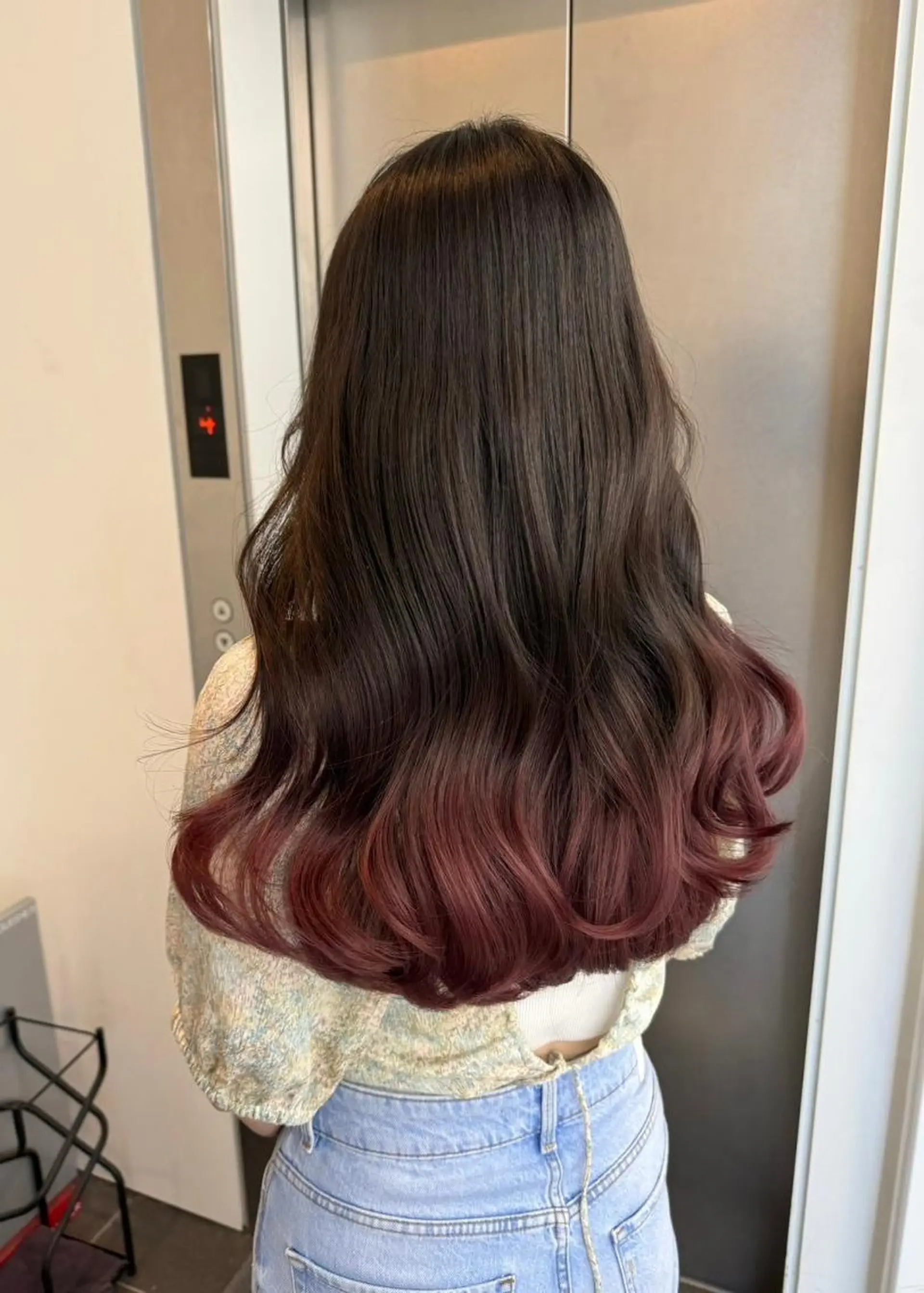 ロング カラー アディクシーカラー アッシュ ブルーカラー ダークアッシュ グレージュ 【公式】amble luxe 中野のヘアスタイル