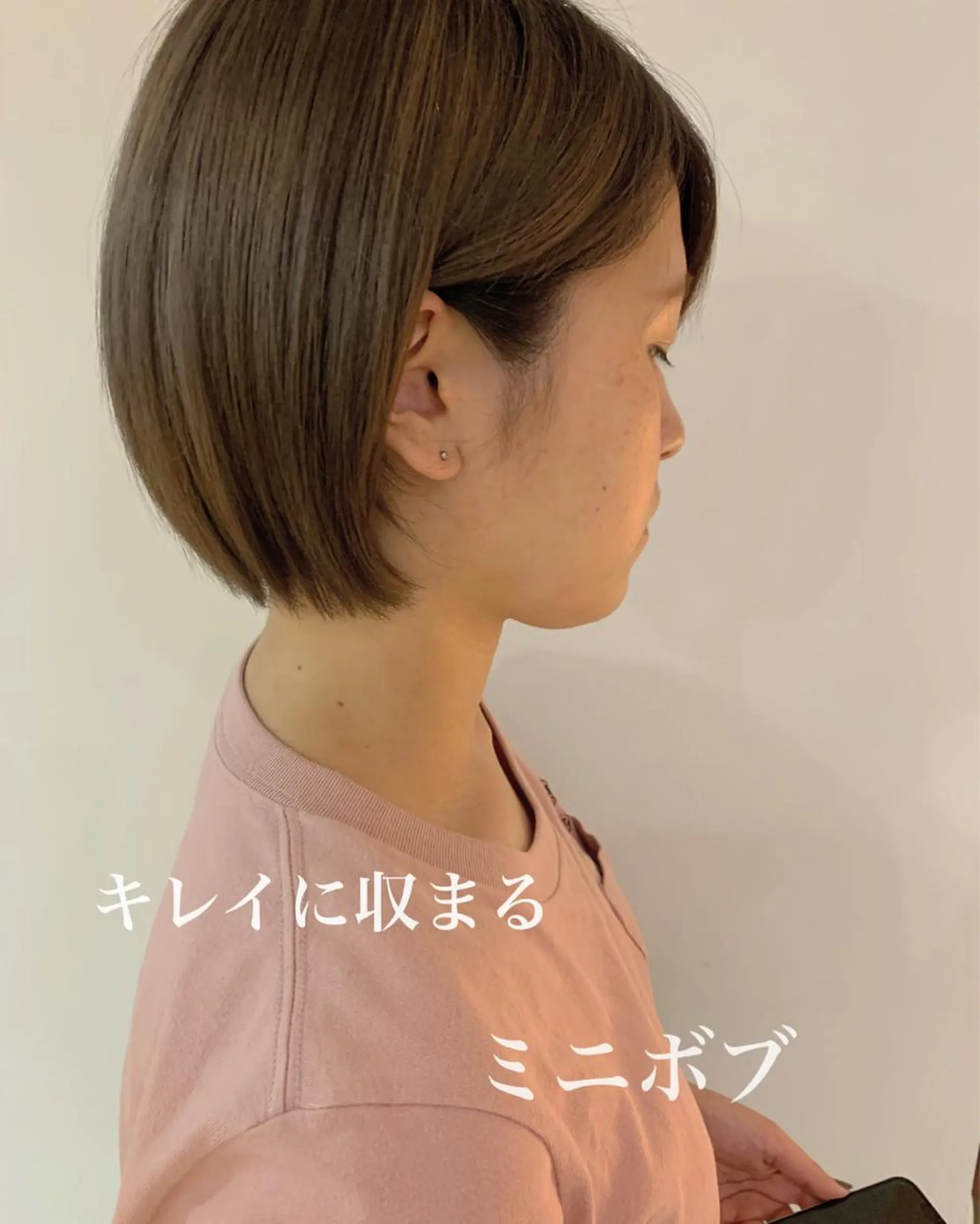 ショート ボブ 菅原リキヤ くびれレイヤーヘアのヘアスタイル
