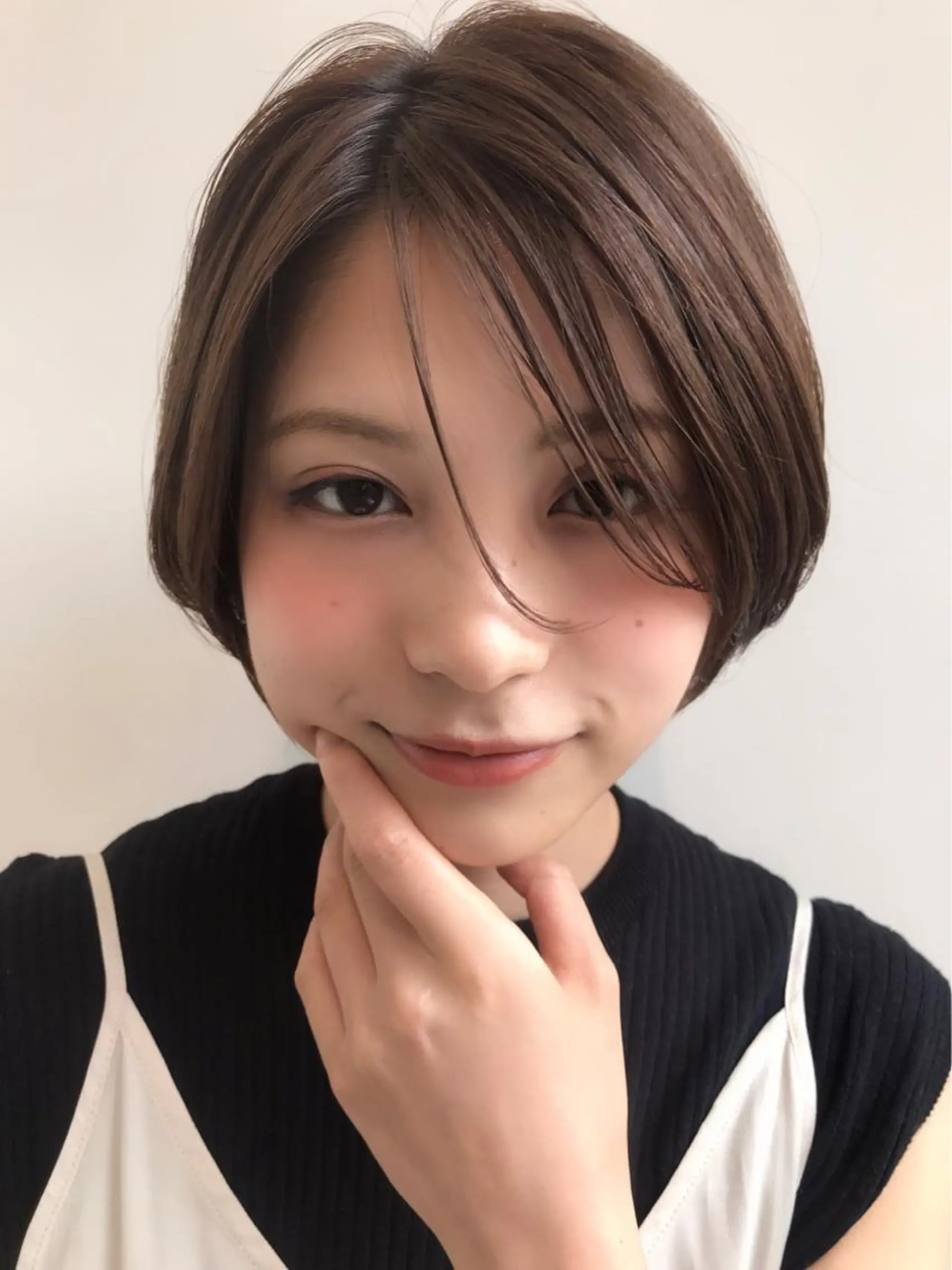 ショート カット ヘアカラー パーマ トリートメント イメチェンカット✂️ 錦糸町佐藤店長のヘアスタイル