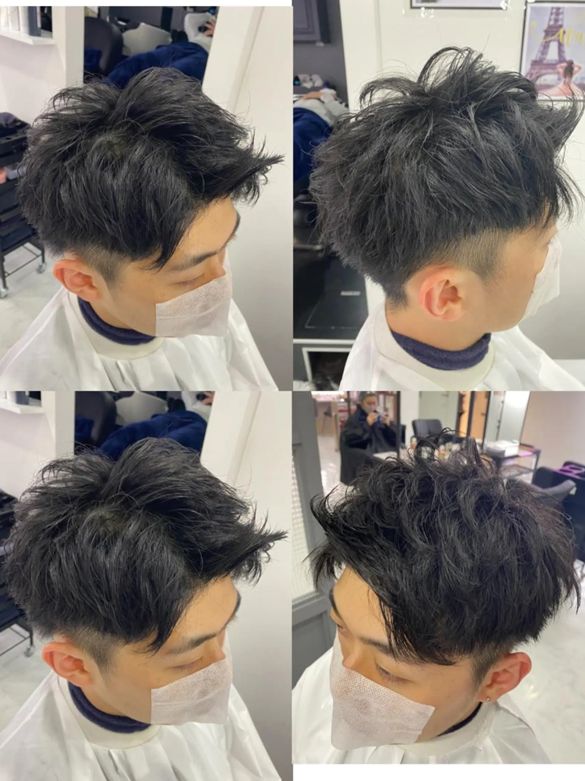 ショート カラー パーマ ヘアアレンジ メンズ カット パーマ トリートメント 🔥メンズパーマ特 化🔥渡辺一翔🔥のヘアスタイル