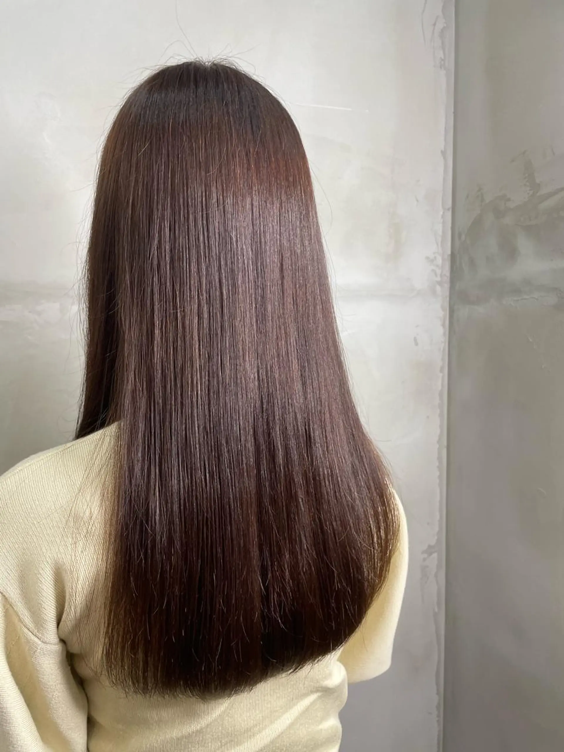 カラー 透明感カラー ラベンダーカラー ヘアカラー 益 佑夏のヘアスタイル