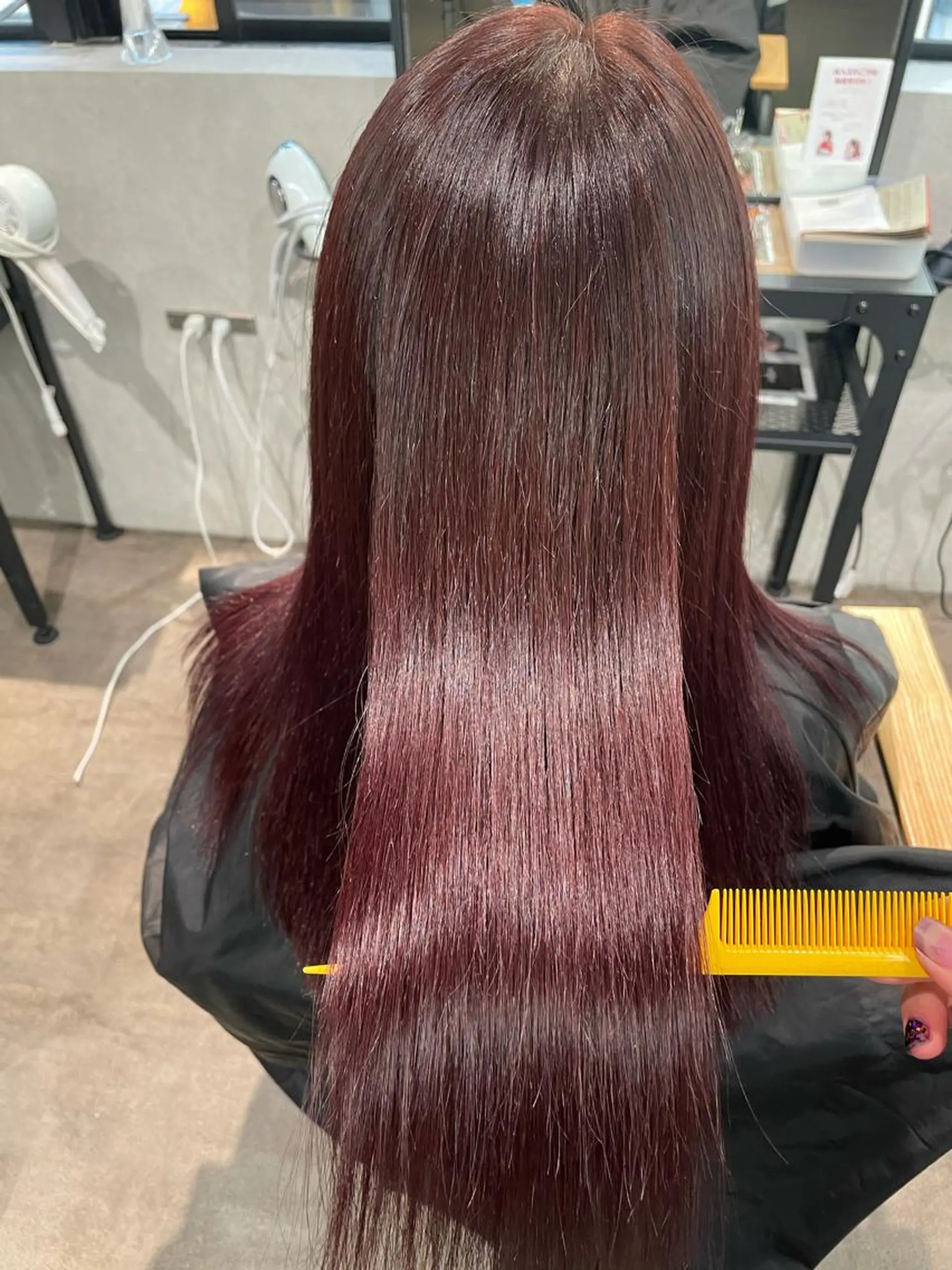 ロング カラー ヘアカラー トリートメント ナチュラル透明感🌱 小山美樹子のヘアスタイル