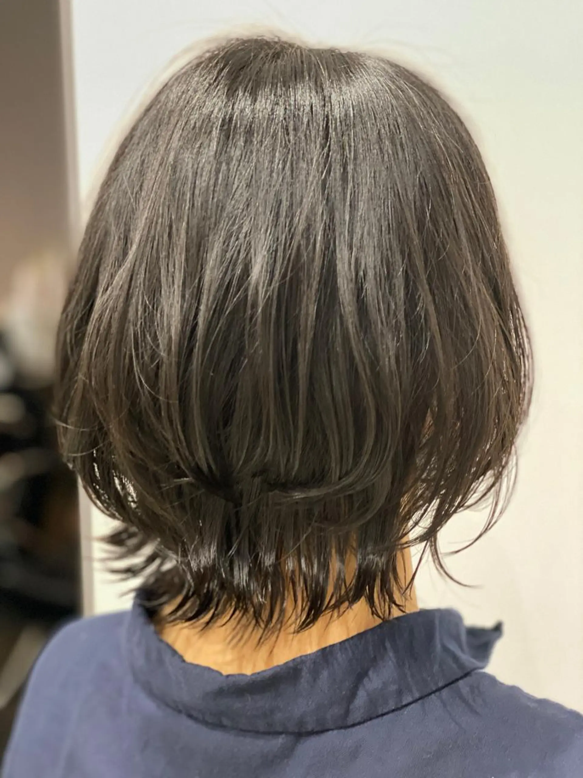 ミディアム くびれヘア Linda　Hiro所属・坂下 麻梨奈のヘアスタイル