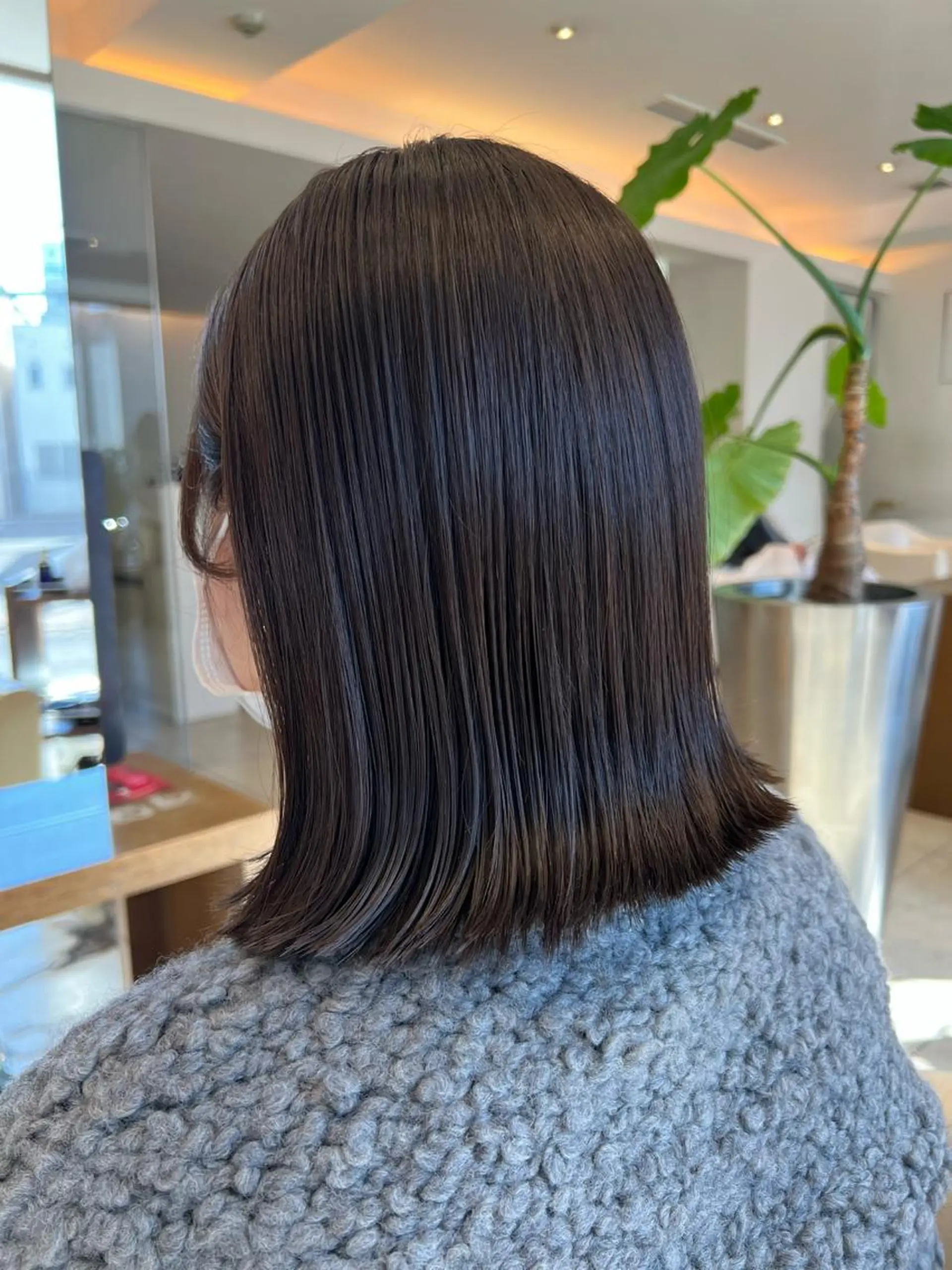 ミディアム カラー 清水 萌未のヘアスタイル