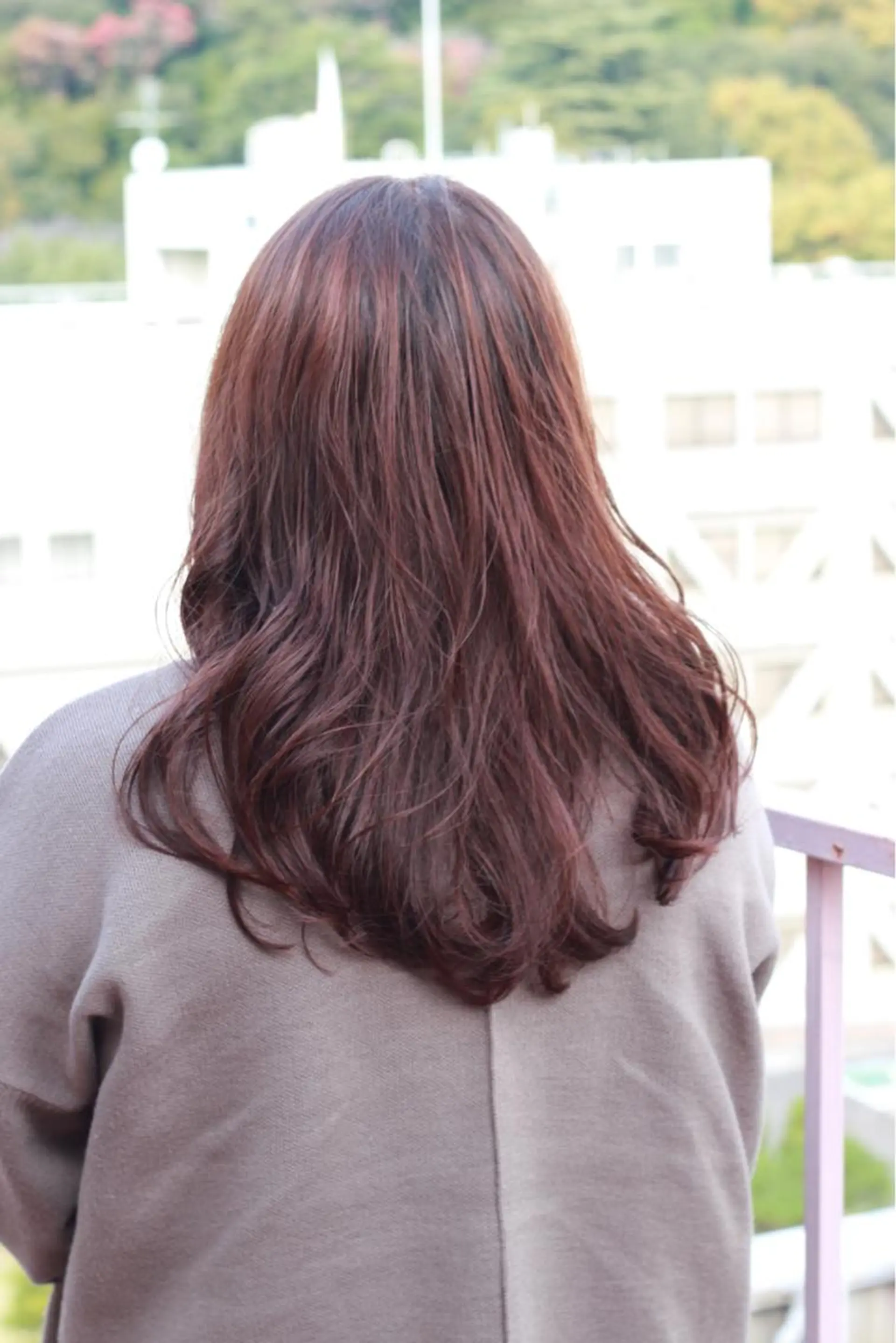 ロング カラー パーマ デジタルパーマ カット パーマ Viage （ビアージュ）のヘアスタイル