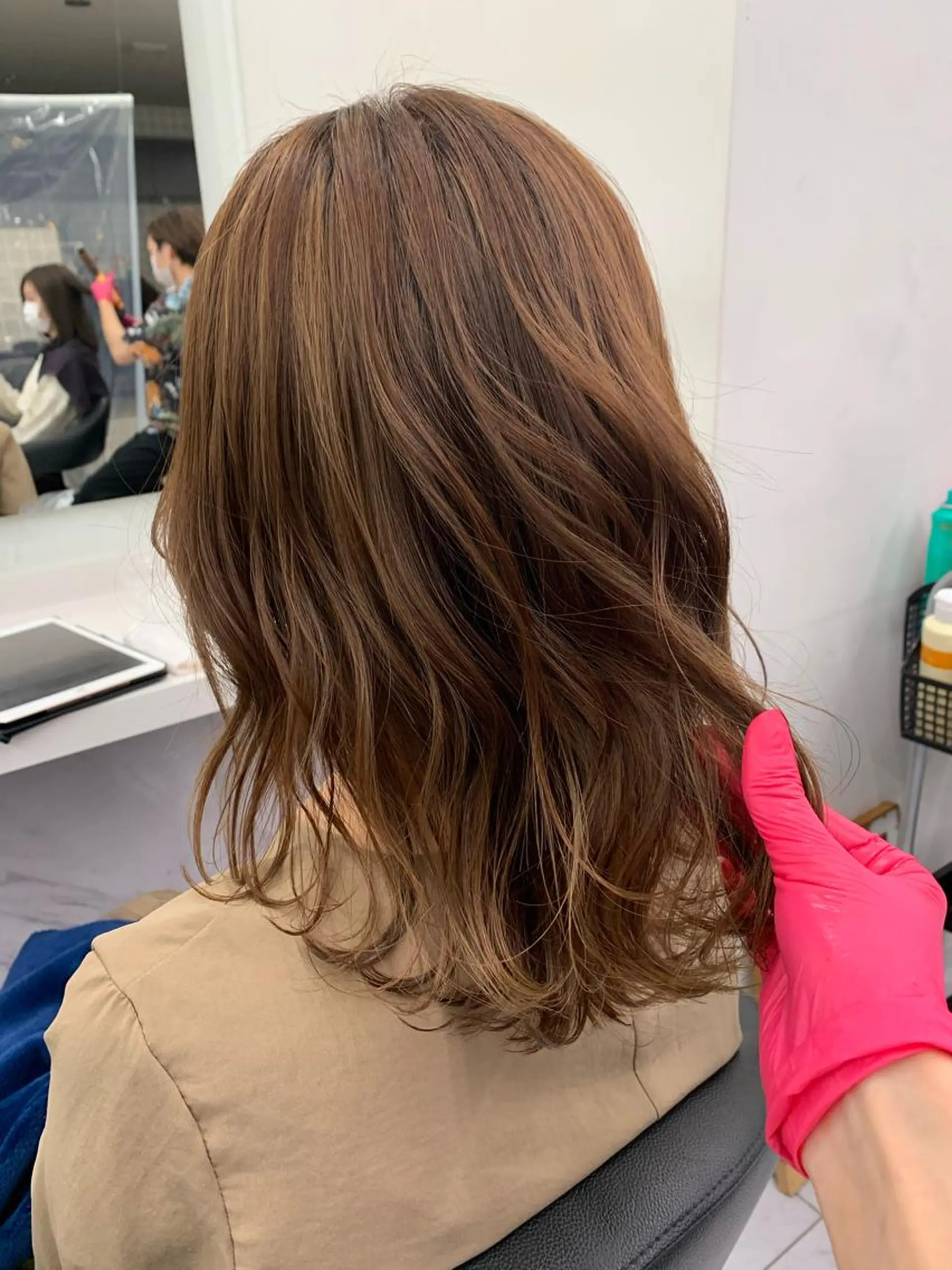 セミロング 【美容室が苦手な方 専問美容室】MIHOのヘアスタイル