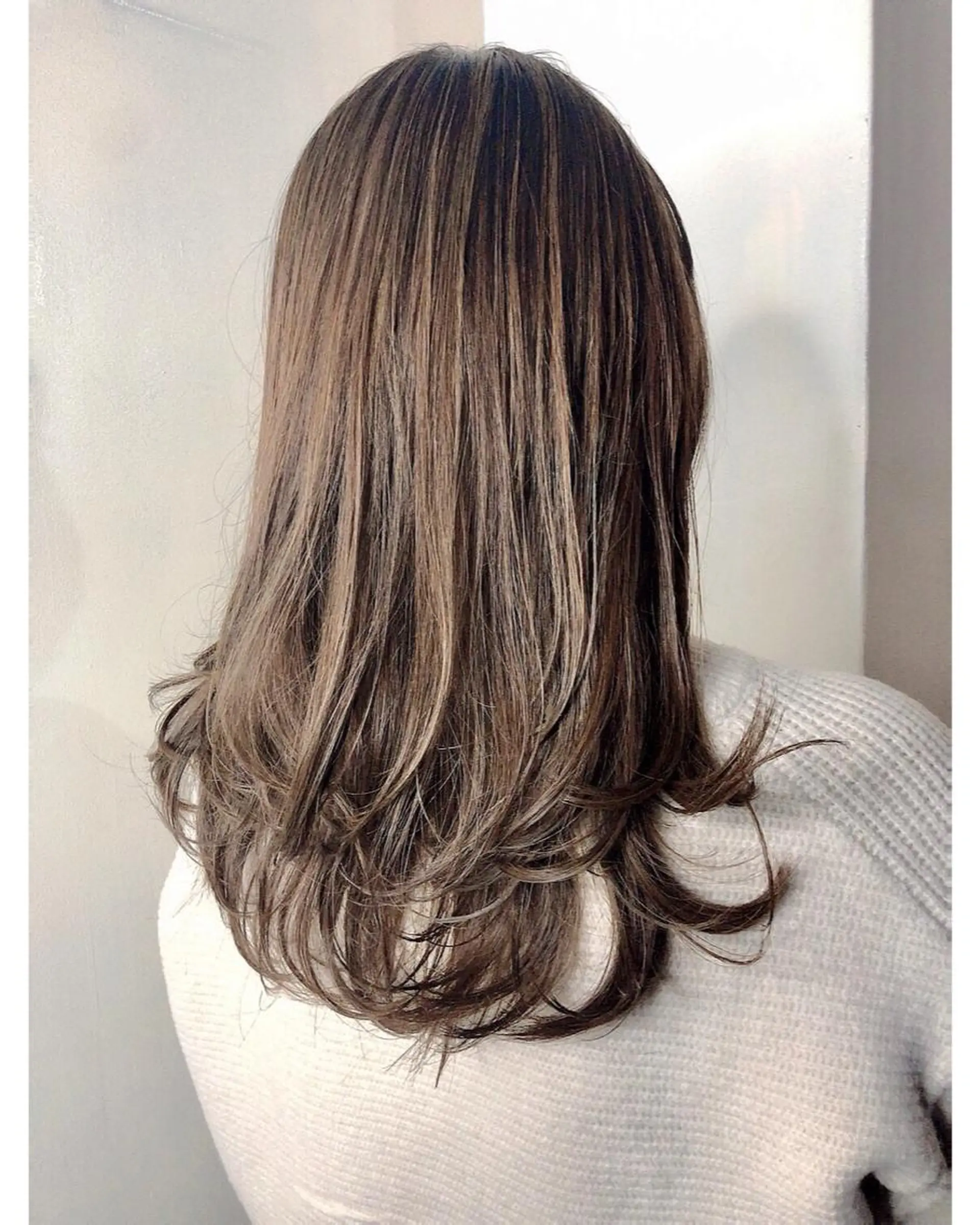 ミディアム カラー ブリーチ 透明感カラー デザインカラー ハイライトカラー オレンジ 顔まわり職人🇰🇷 韓国ヘア/KAITOのヘアスタイル