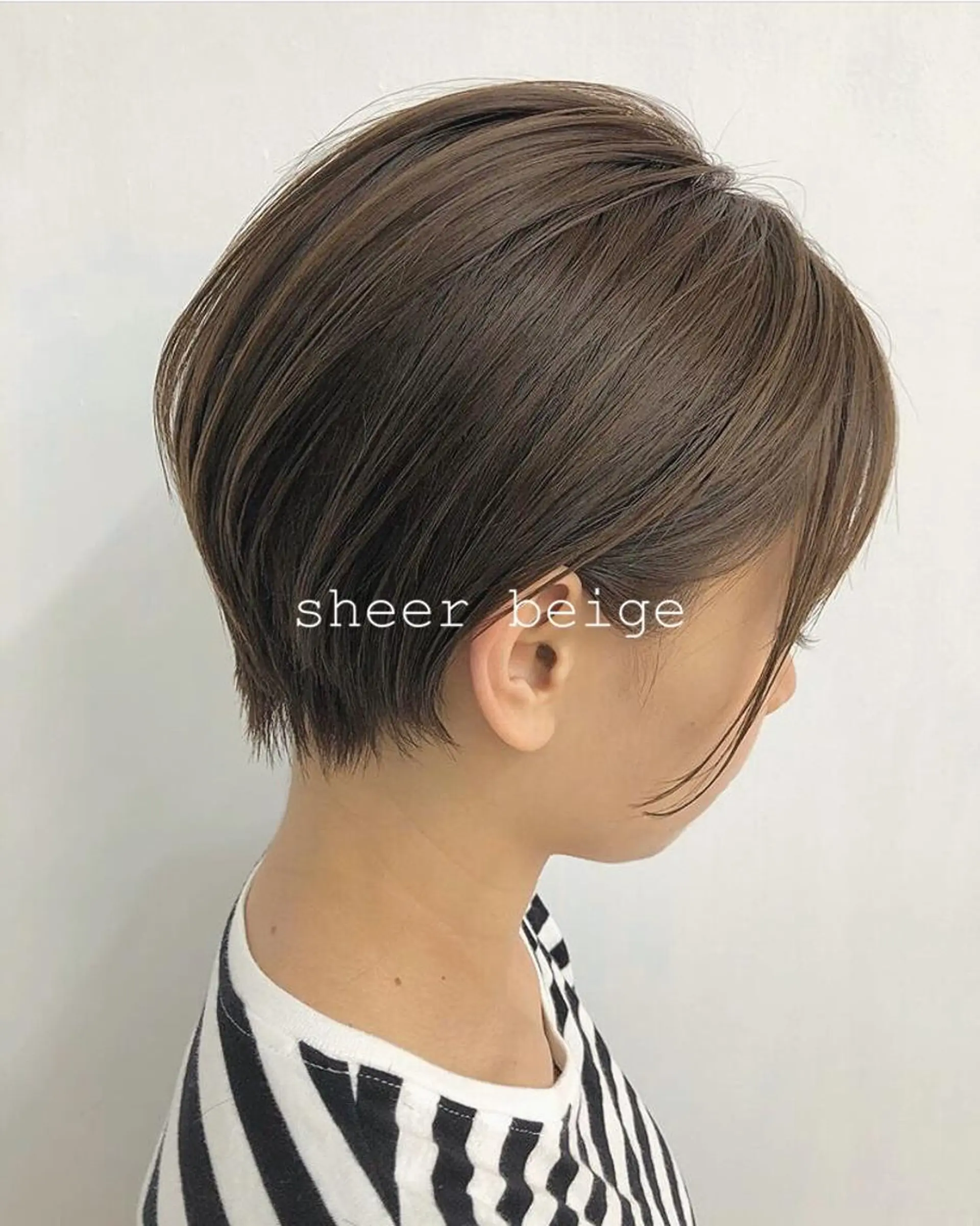 ショート カラー 🤎ベージュカラー 🐶メンズパーマのヘアスタイル