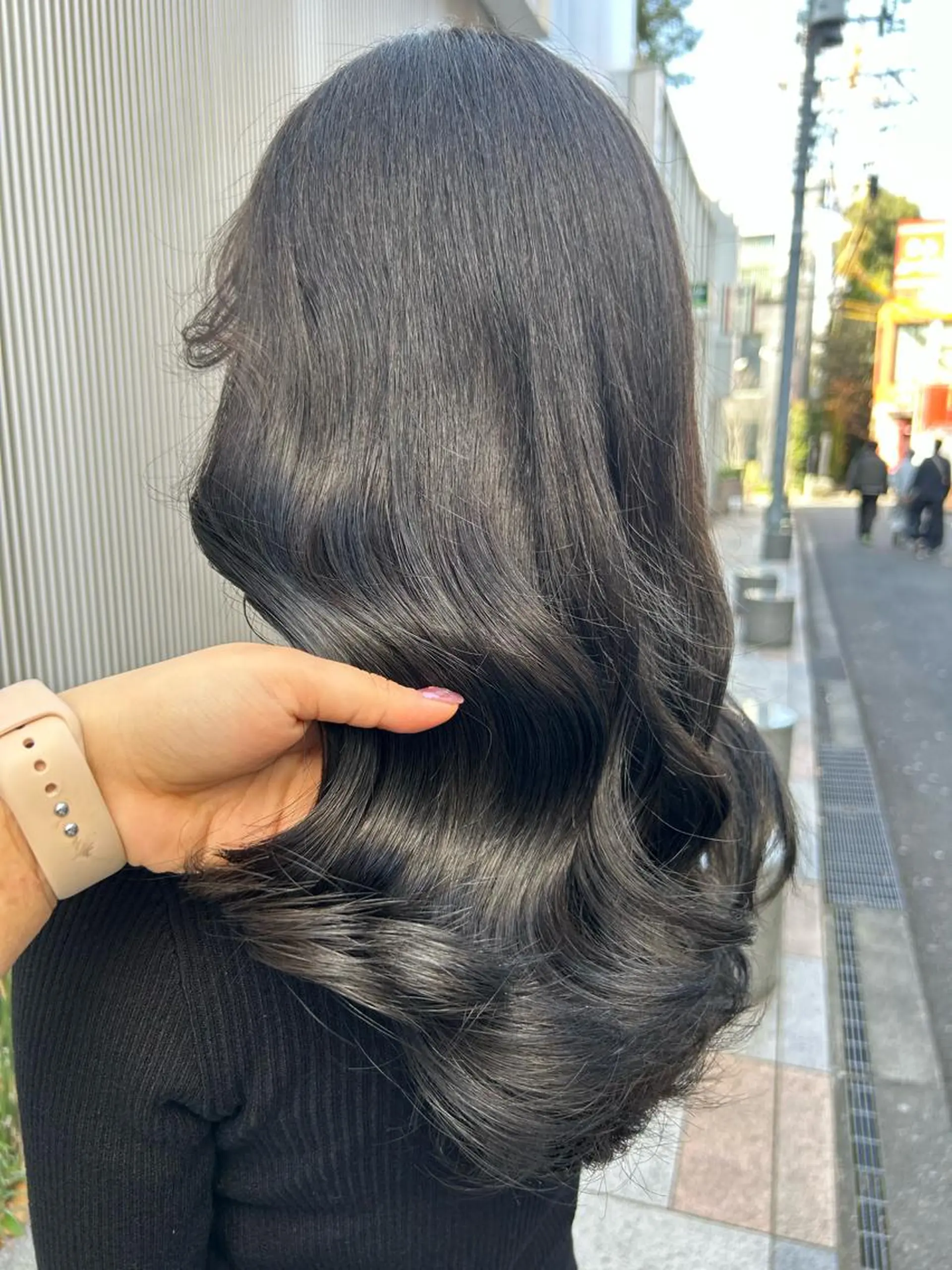 セミロング カラー HAIR＆MAKE　EARTH 表参道店所属・🫧💎森下 真結💎🫧のヘアスタイル