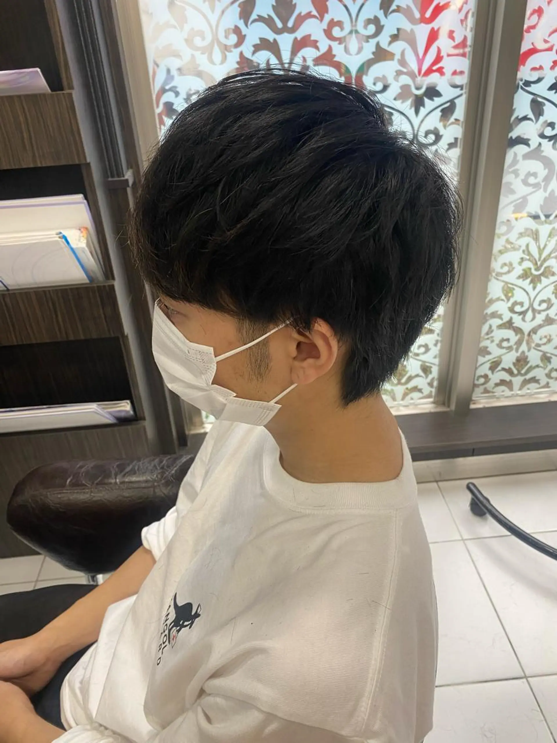 ショート メンズ カット ホワイト/店長/カラ ー講師/錦糸町/岩崎のヘアスタイル