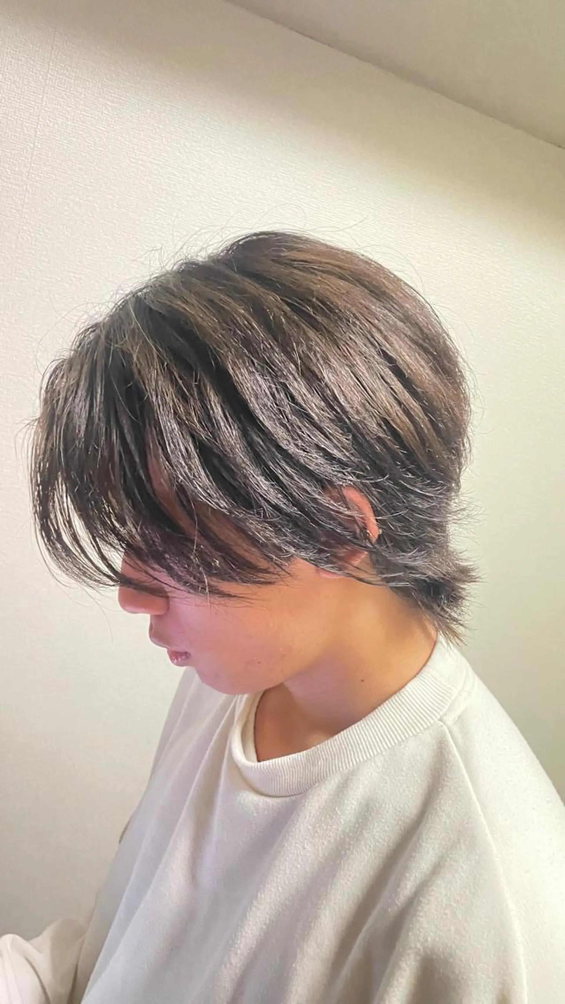 ショート カラー メンズ 🧸赤み消し🐾 ラベンダー/yuのヘアスタイル