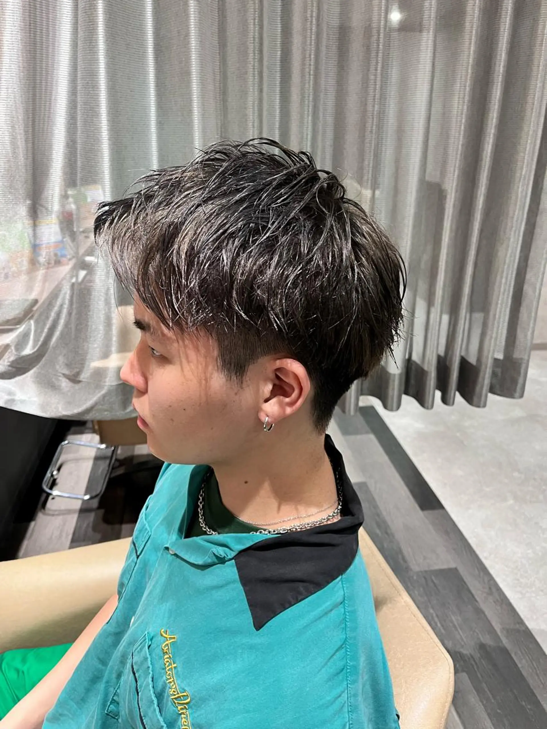 ショート カラー パーマ メンズ メンズブリーチ ブリーチ カット ヘアカラー トリートメント Labimani   ラビマーニ所属・西林麗雄12月 空きあります！のヘアスタイル