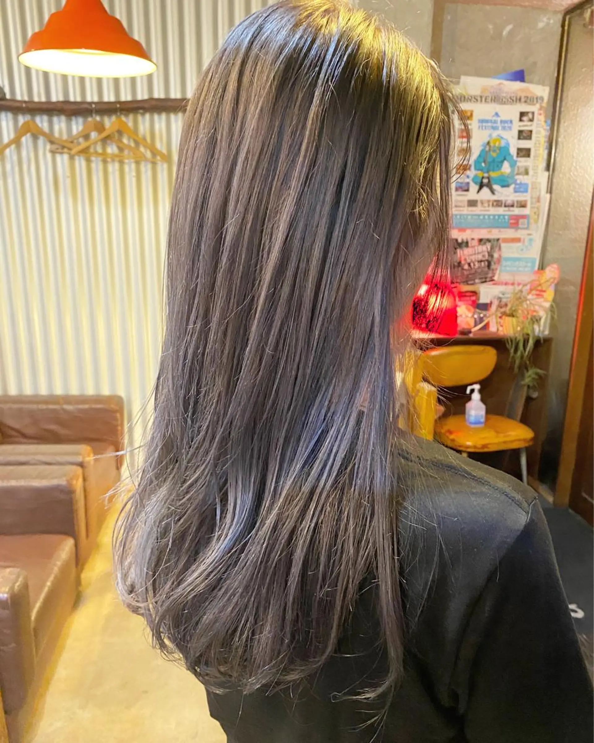 ロング カラー ベージュカラー ヘアカラー トリートメント 玉木 育実のヘアスタイル