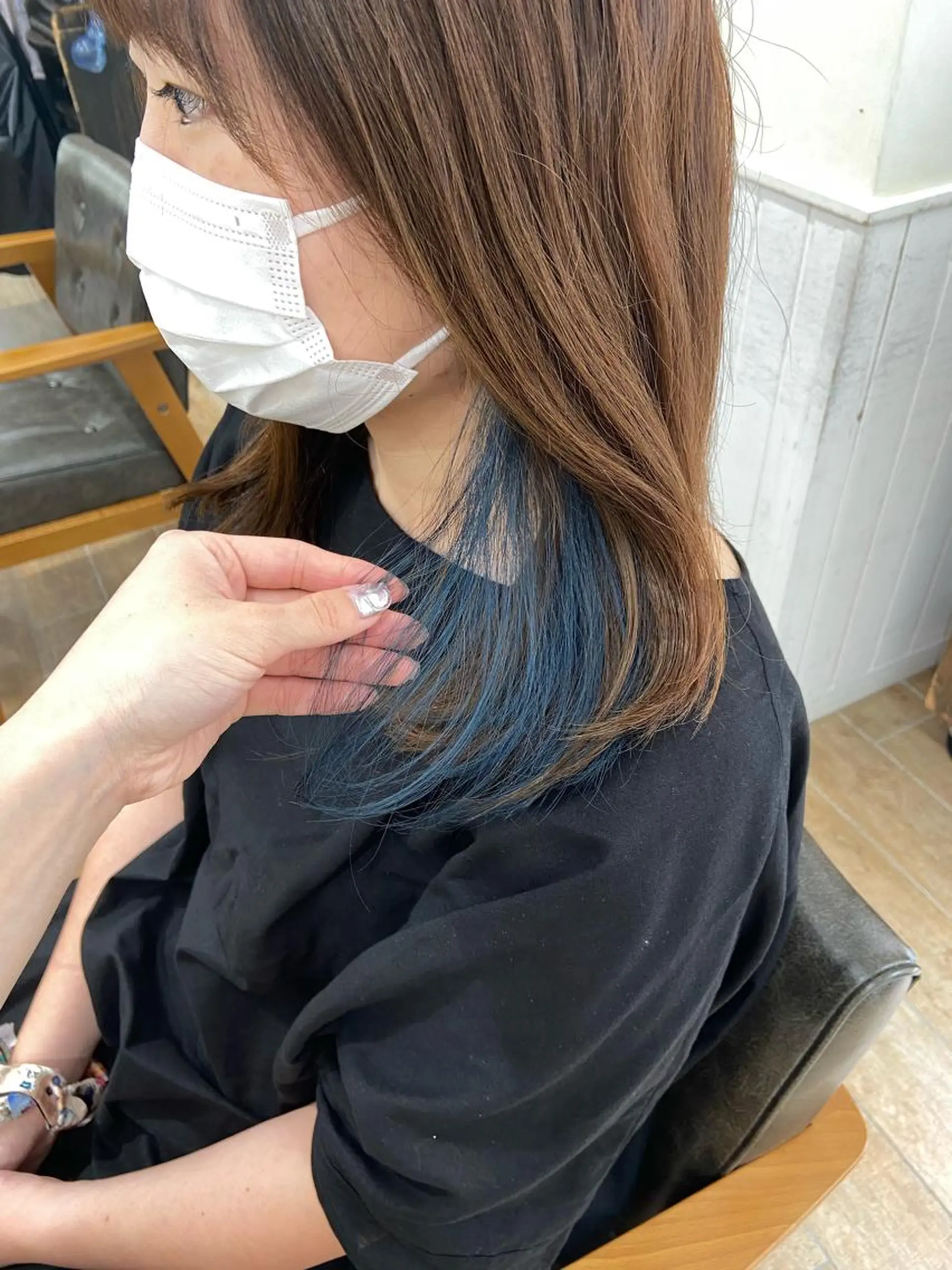 ロング カラー パーマ ヘアアレンジ メンズ キッズ ネイル マツエク・マツパ 横浜Bob美容師🤎 ERINAのヘアスタイル