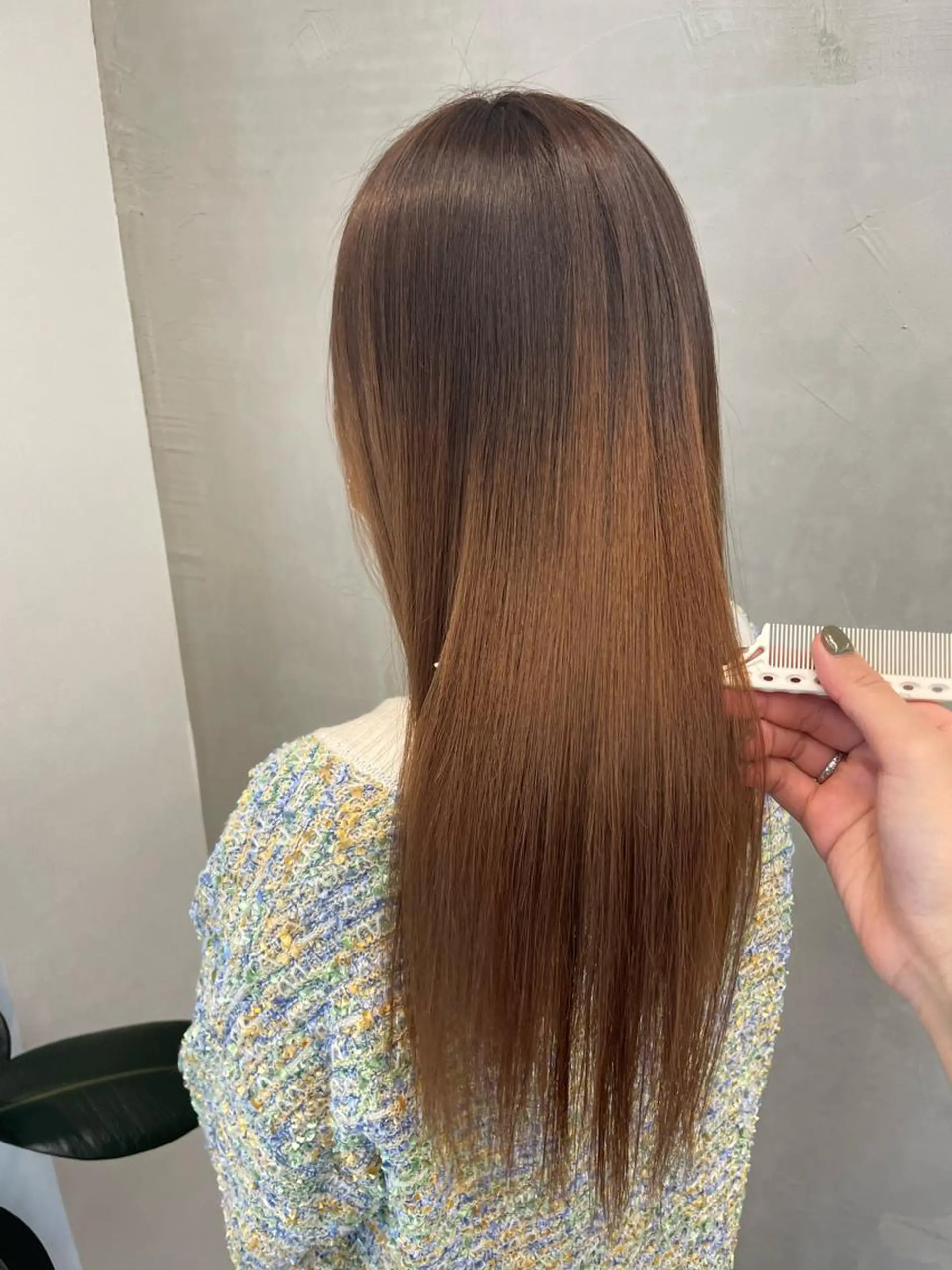 ロング 髪質改善 縮毛矯正 髪質改善🌱 高橋みなみのヘアスタイル