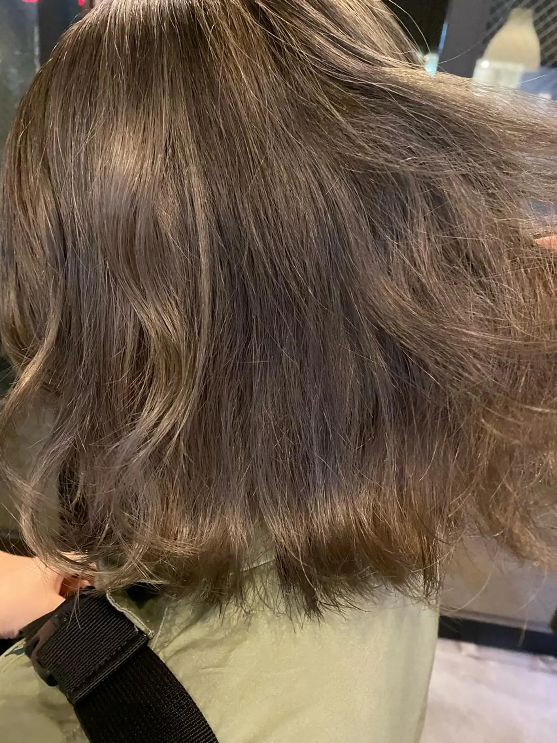 ミディアム カラー ヘアアレンジ satsuki 暖色・ブラウンカラーのヘアスタイル