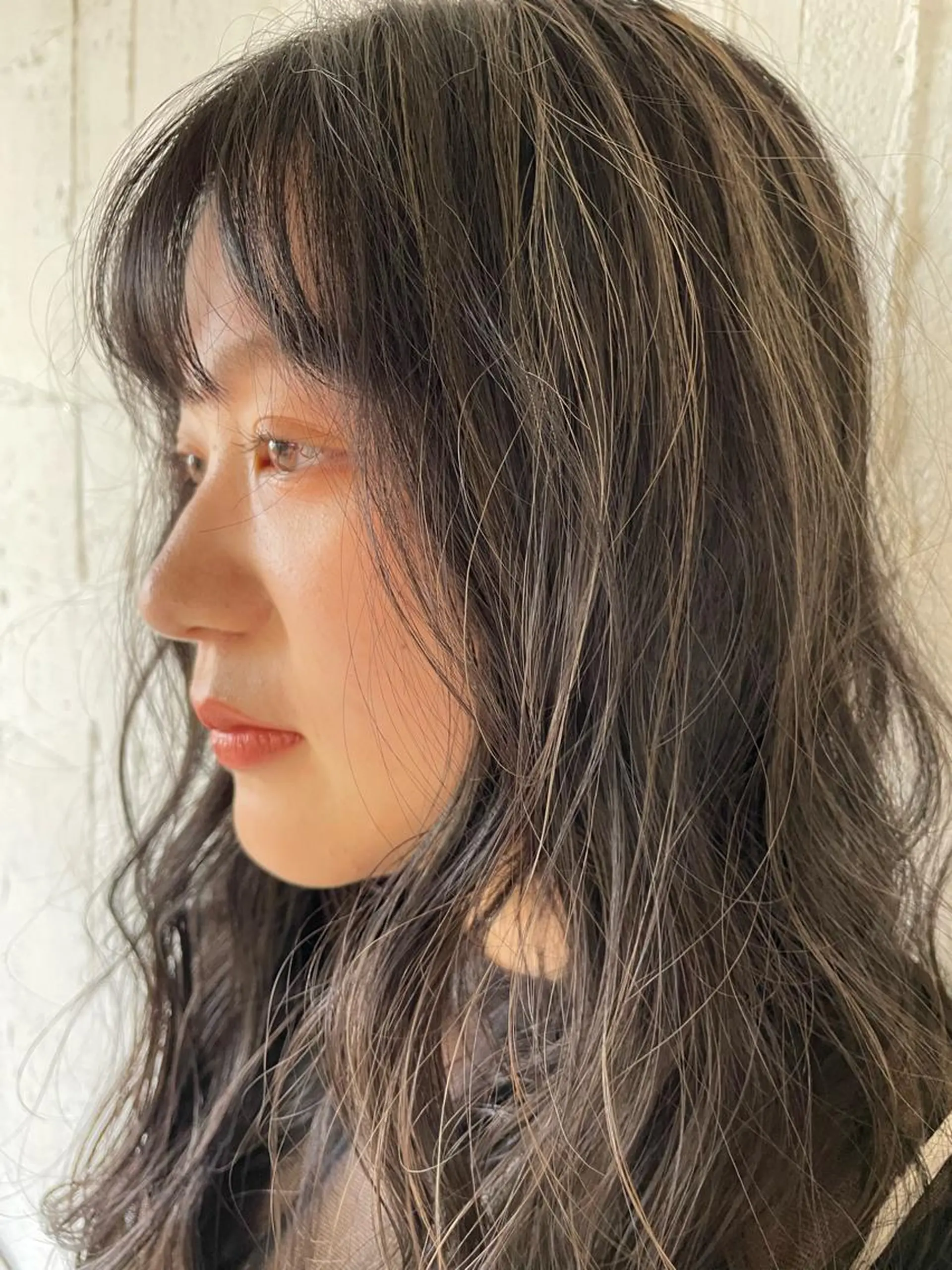 ロング カラー 高梨 菜々のヘアスタイル