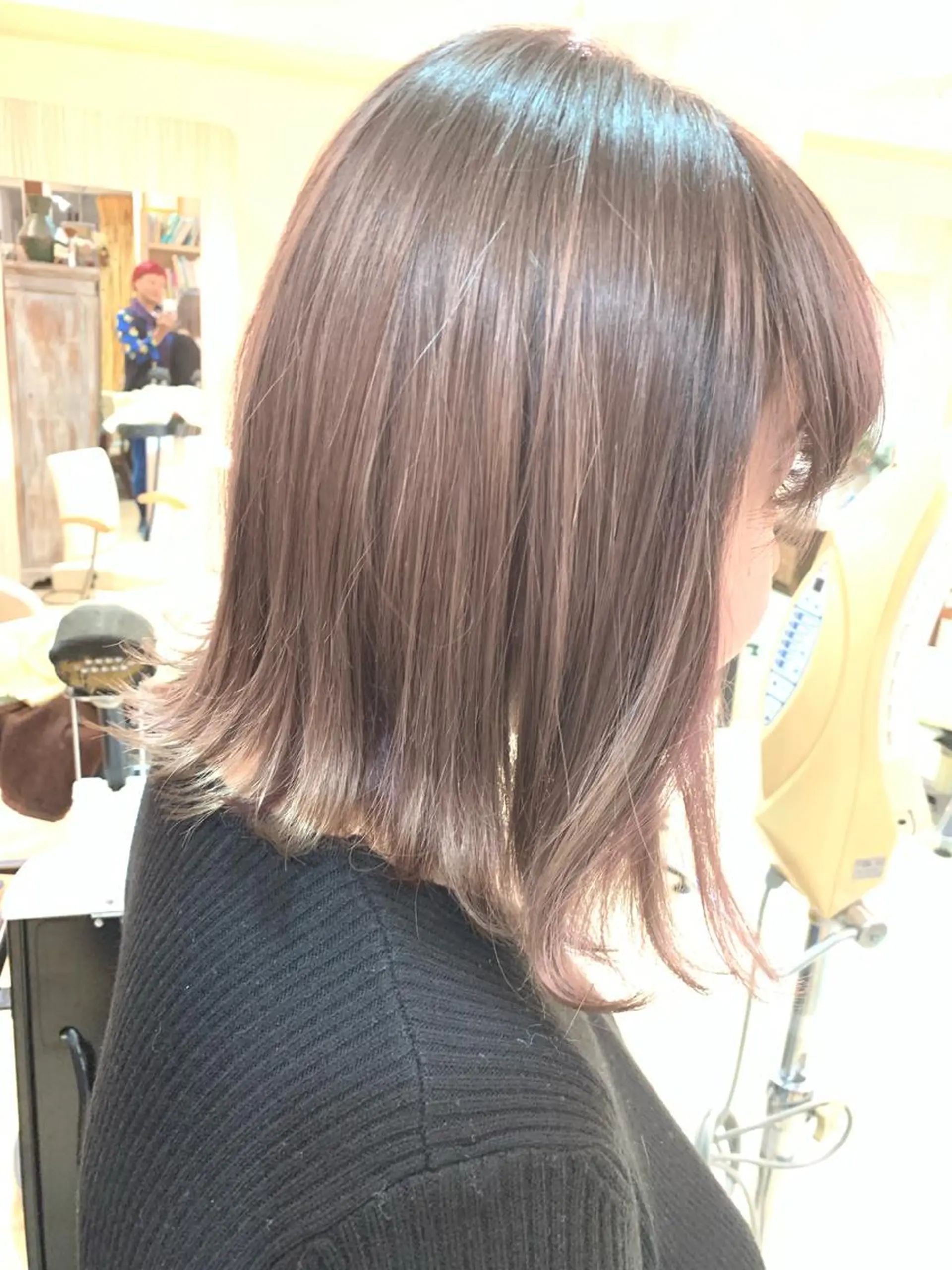 ミディアム カラー nishimura makotoのヘアスタイル