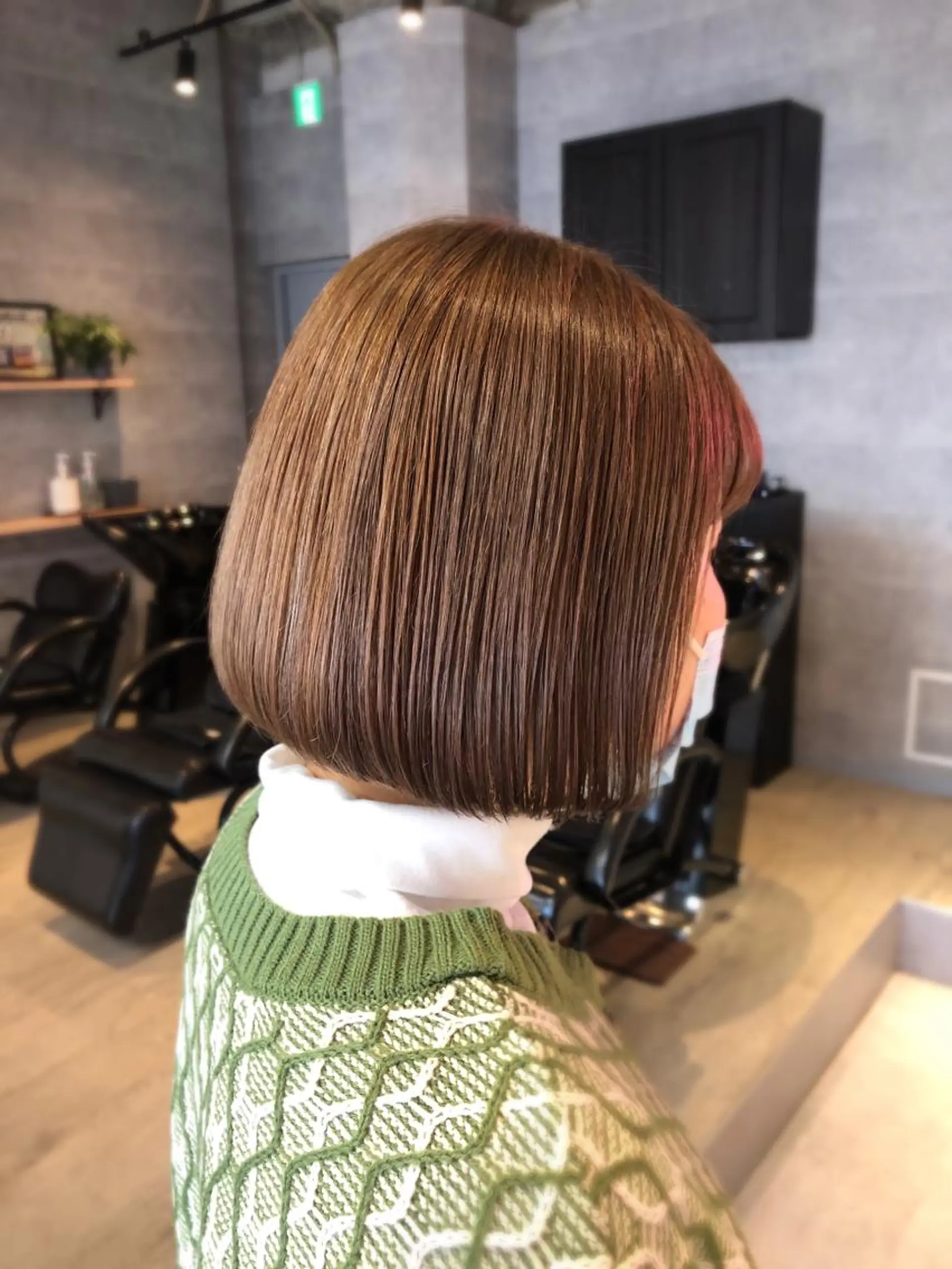 ショート カラー カット ヘアカラー トリートメント 🪞個室サロン/韓国 艶髪/keito🪞のヘアスタイル