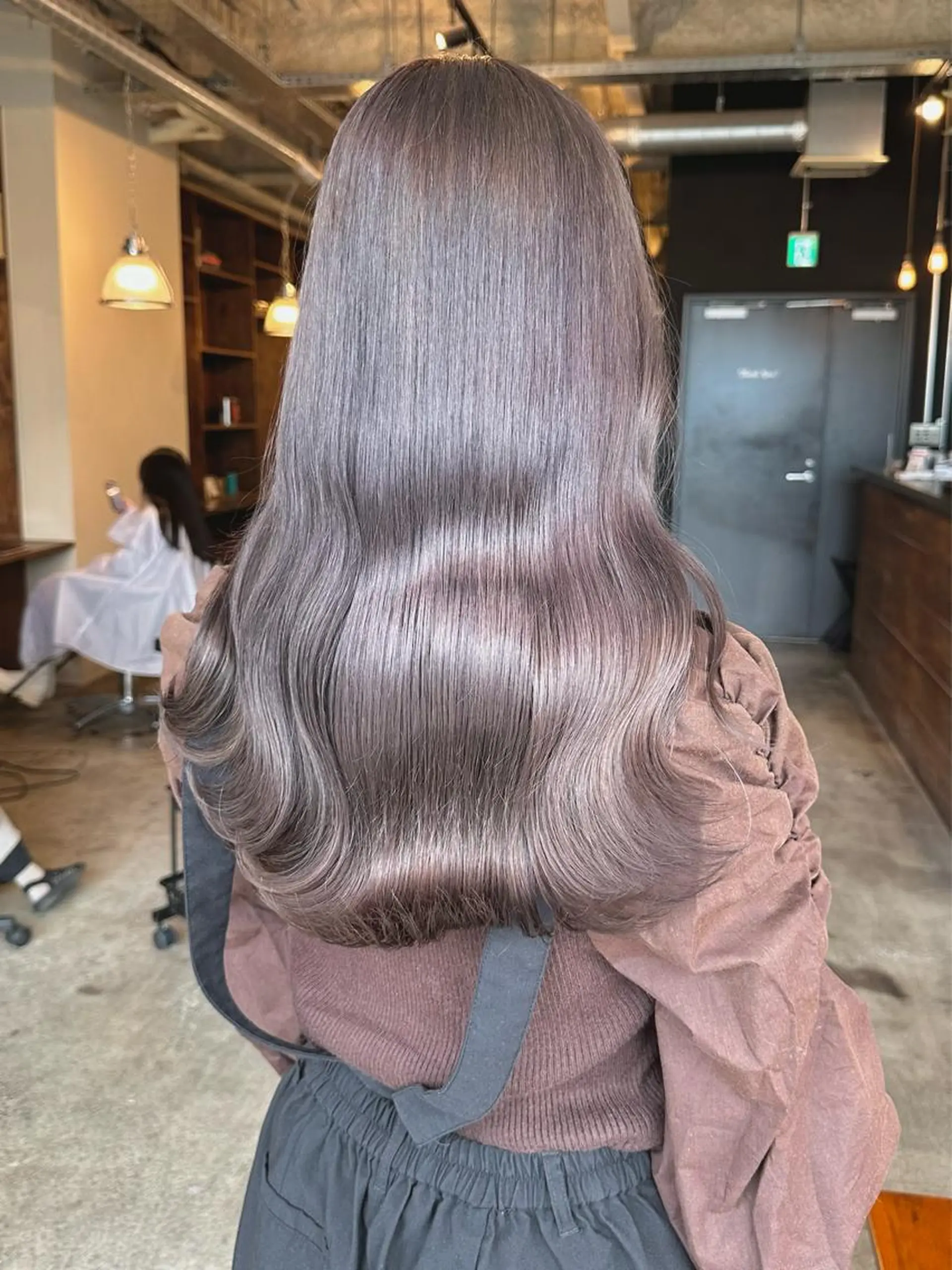 ロング カラー カット ヘアカラー トリートメント 村田 来倖のヘアスタイル