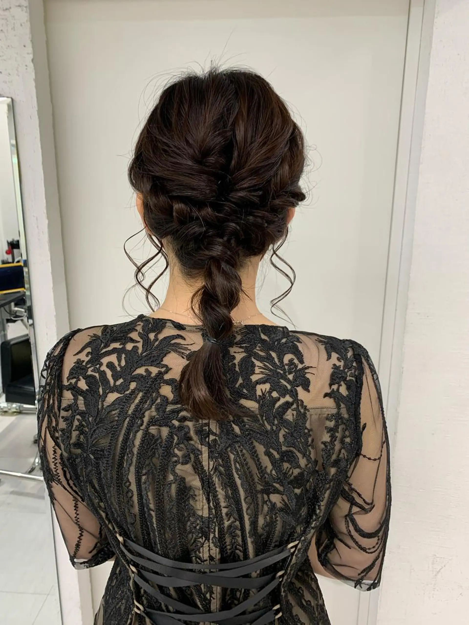 ロング ヘアアレンジ 結婚式・ブライダル 卒業式ヘアセット🎀 ヘアアレンジのヘアスタイル