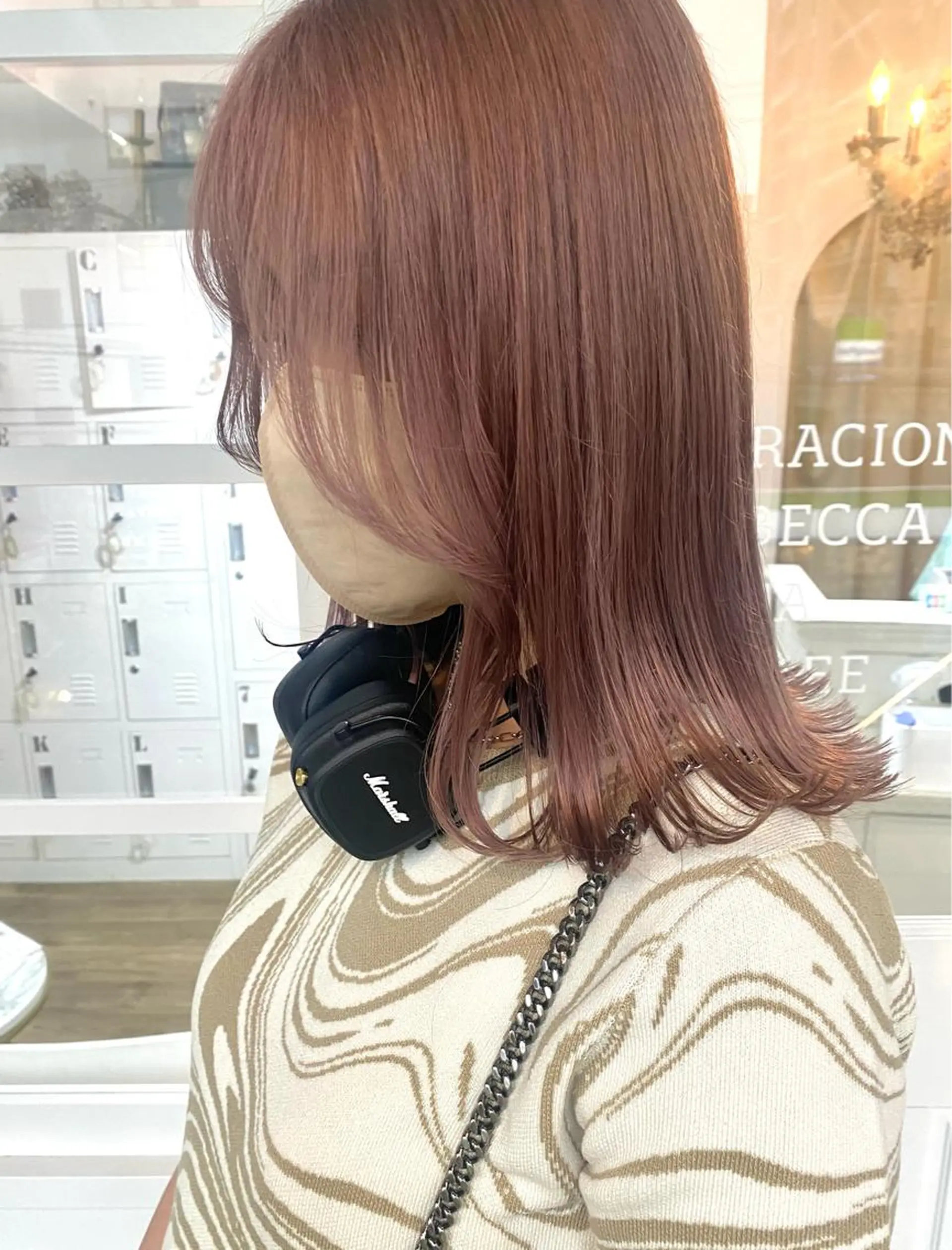 ミディアム カラー 韓国×髪質改善カラー 💎hinaのヘアスタイル