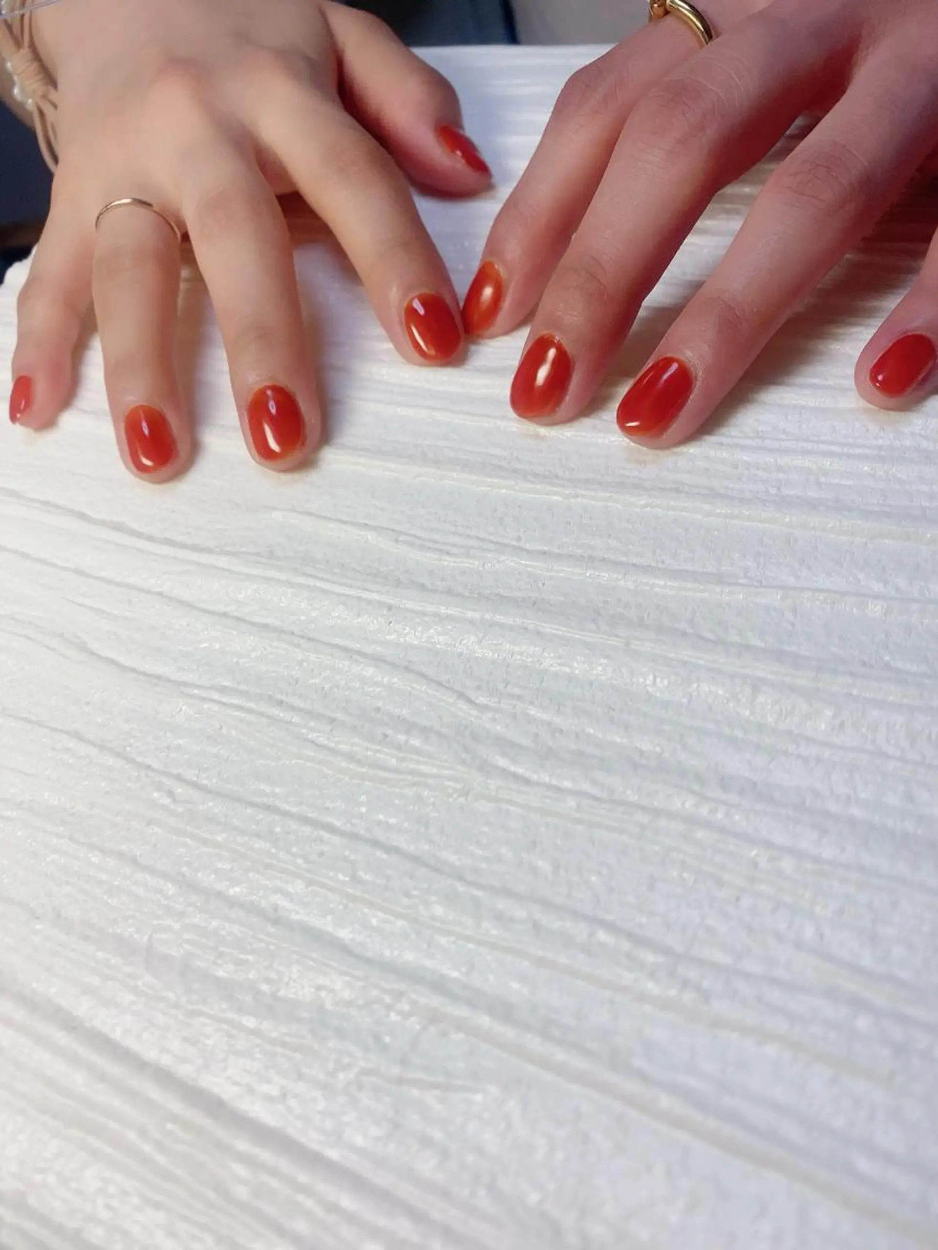 ネイル オレンジ 赤色 irooo 21のネイルデザイン