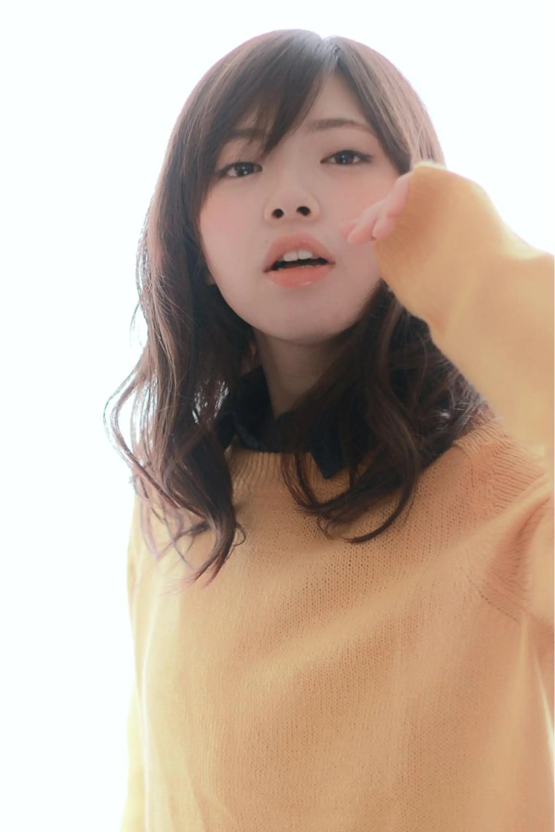 セミロング カラー パーマ 川間 将彦のヘアスタイル