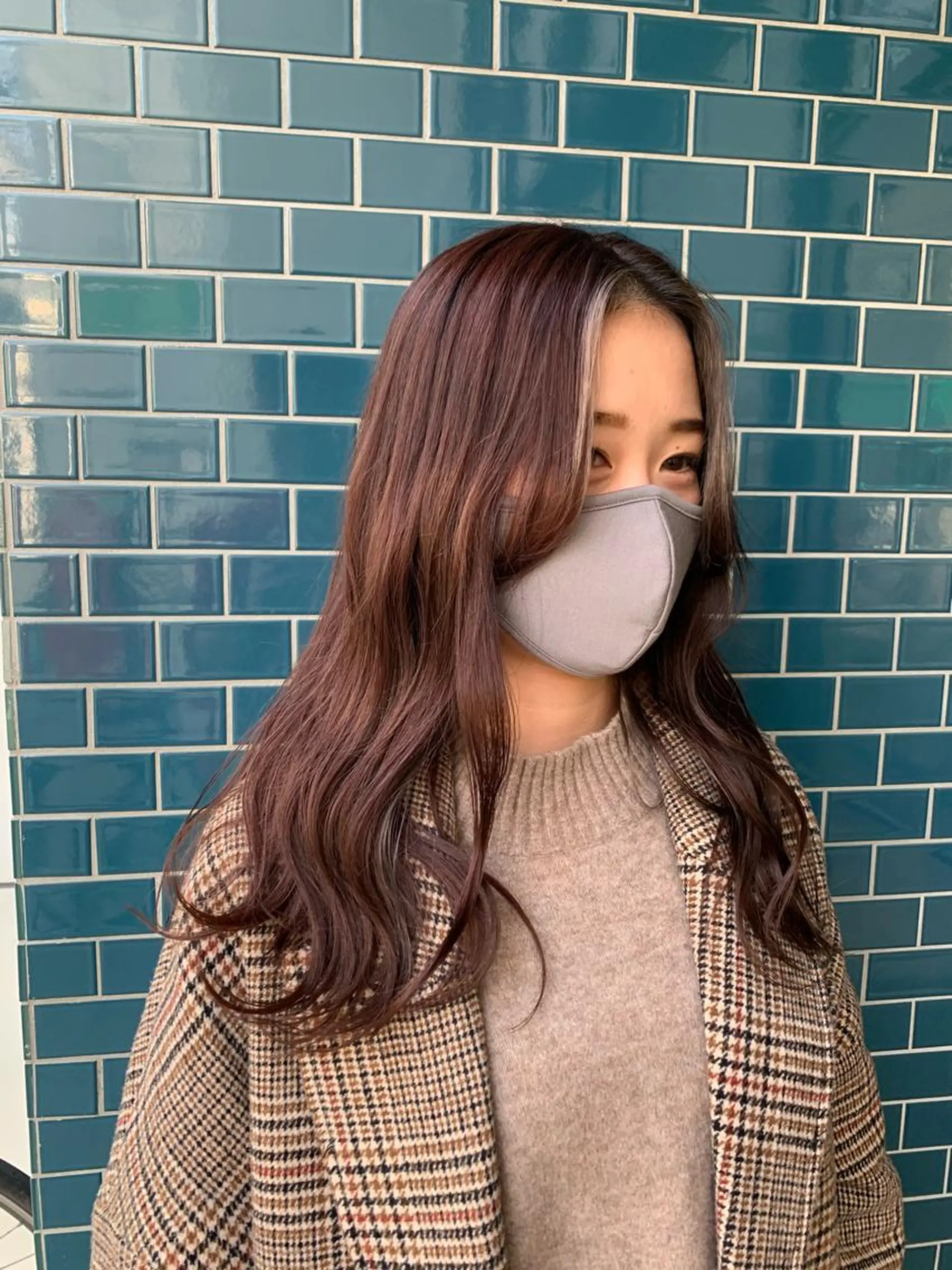 ロング カラー ヘアアレンジ ミストバング  フェイスフレーミング メンズパーマの達人 🌟川内絵人のヘアスタイル