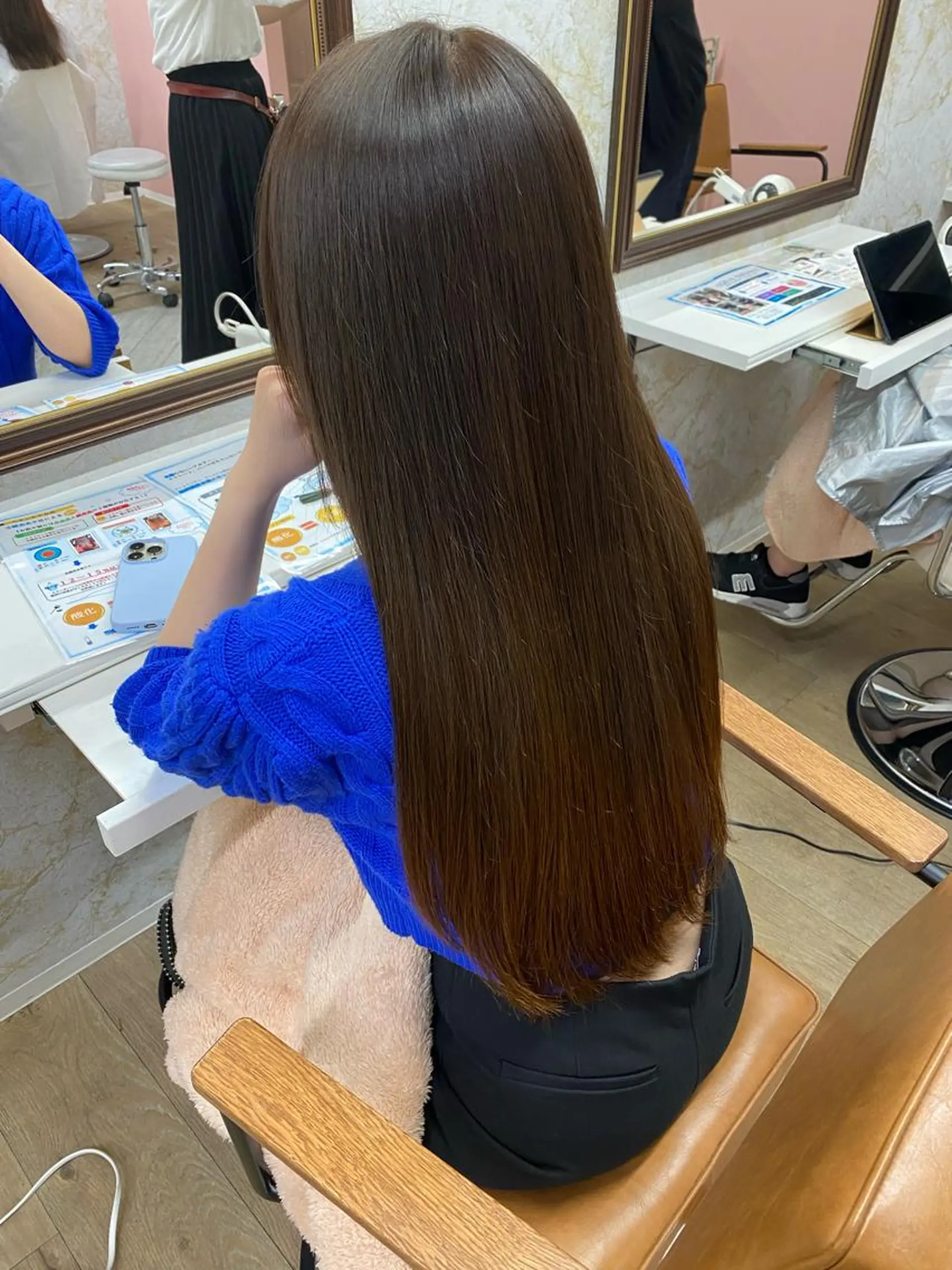 ロング 縮毛矯正 髪質改善特化💫 韓国ヘアAyumuのヘアスタイル