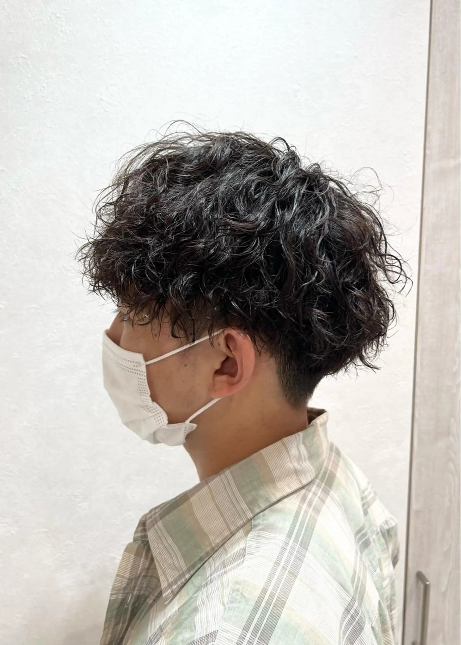 パーマ メンズ フェードカット メンズパーマ スキンフェード 波巻きパーマ スパイラルパーマ カット パーマ Camishi所属・瀬野凌介/メンズ カット/パーマのヘアスタイル