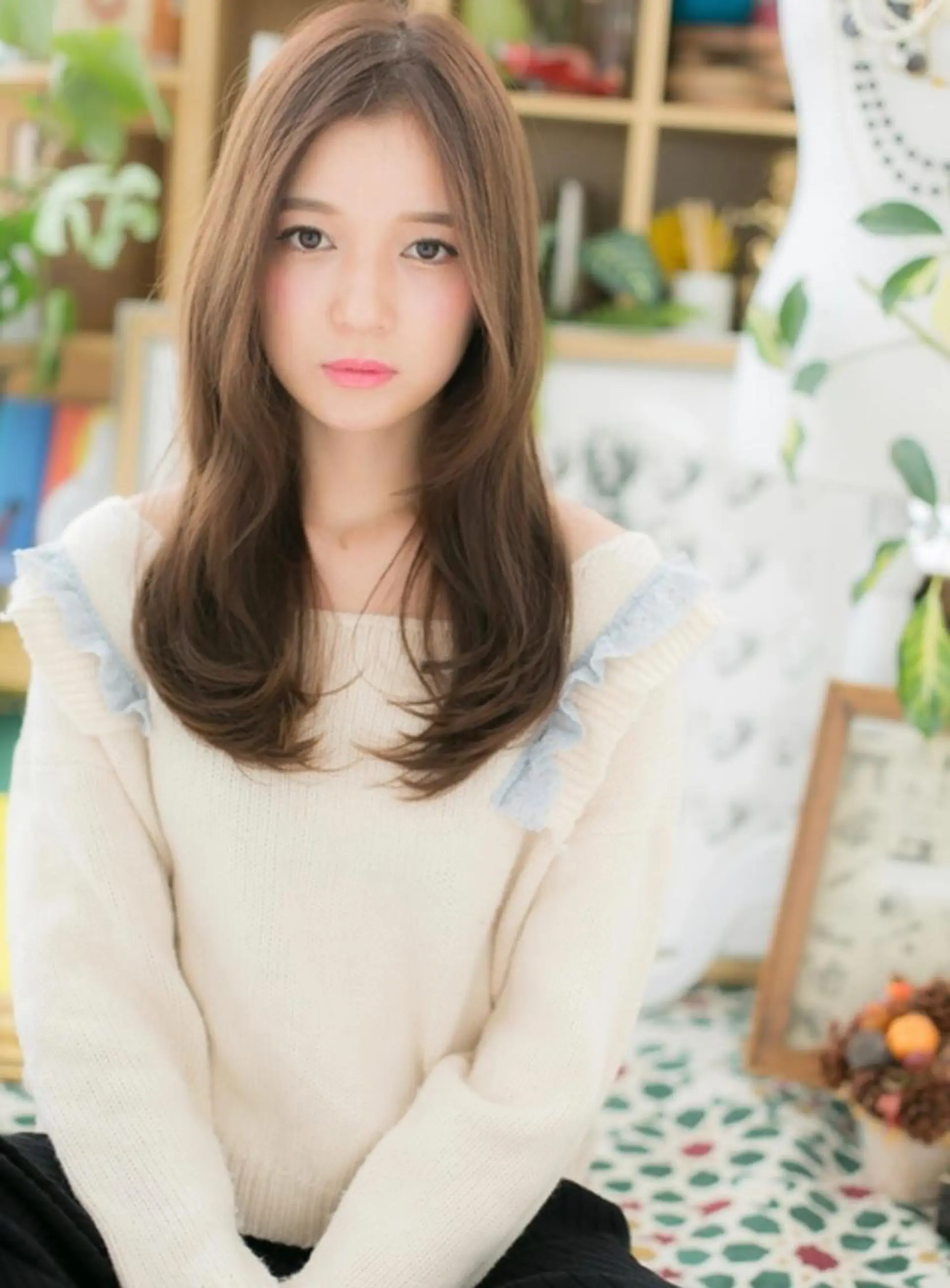 ロング カラー パーマ cover hair bliss 川口東口SOGO店所属・後悔はさせません 🔥💪千原一輝のヘアスタイル