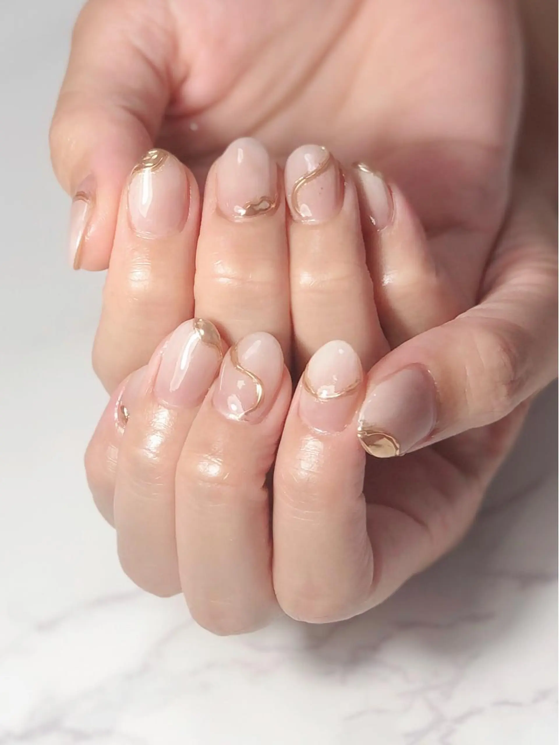 ネイル アートネイル ジェルネイル ミラーネイル 持ち込み オフィスネイル 辻野 和枝のネイルデザイン