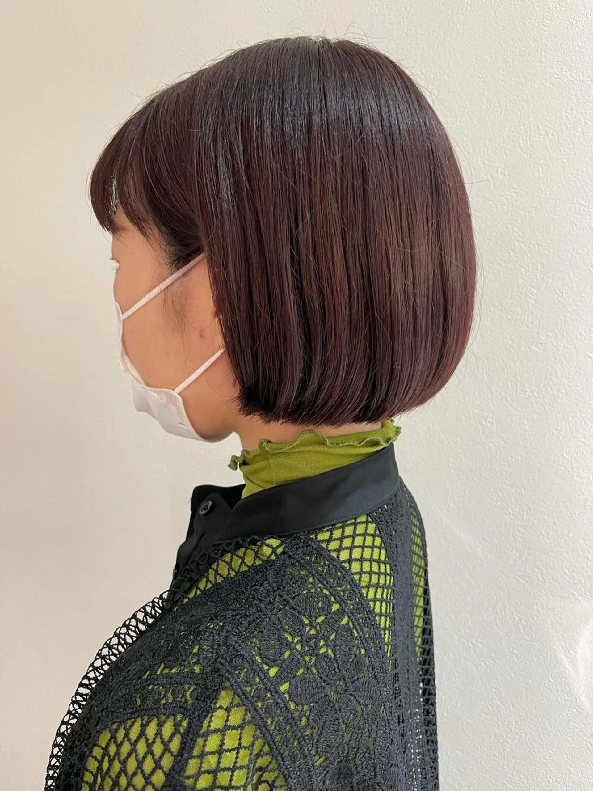 ミディアム カラー ヘアカラー トリートメント 福島成美/髪質改善 縮毛矯正/カラーのヘアスタイル