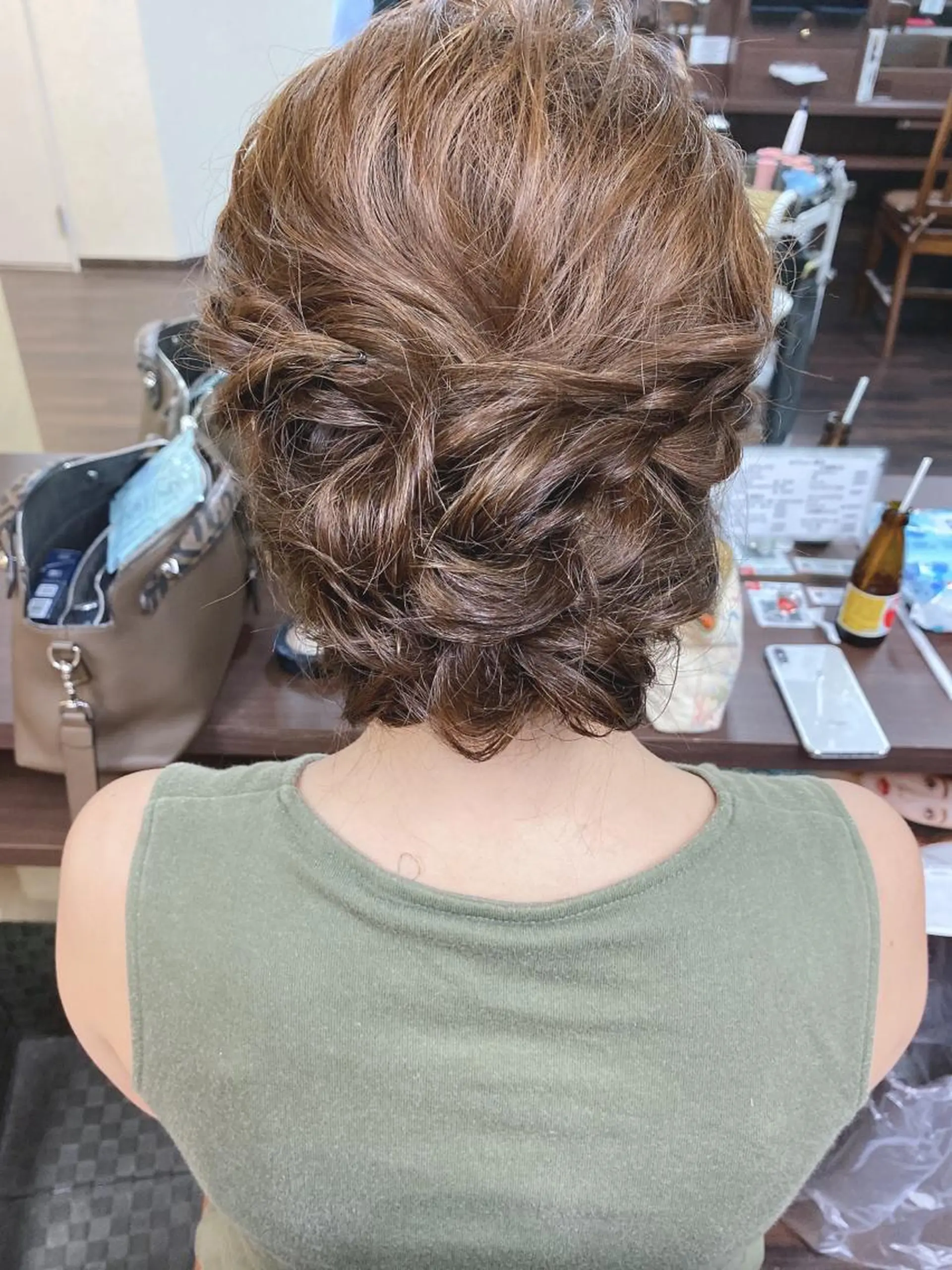 ショート ショートヘア ヘアセット ヘアメイクサロンバリー所属・泉 汐織のヘアスタイル