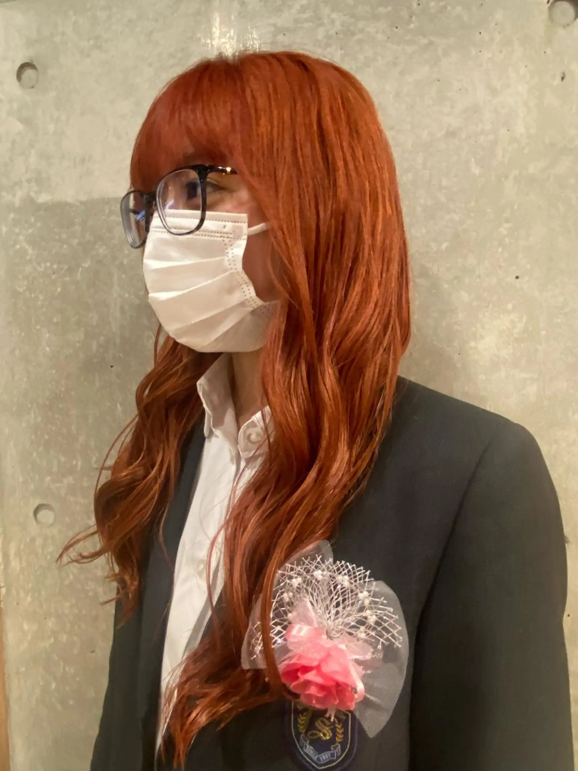 ロング カラー テシロギ セイナのヘアスタイル