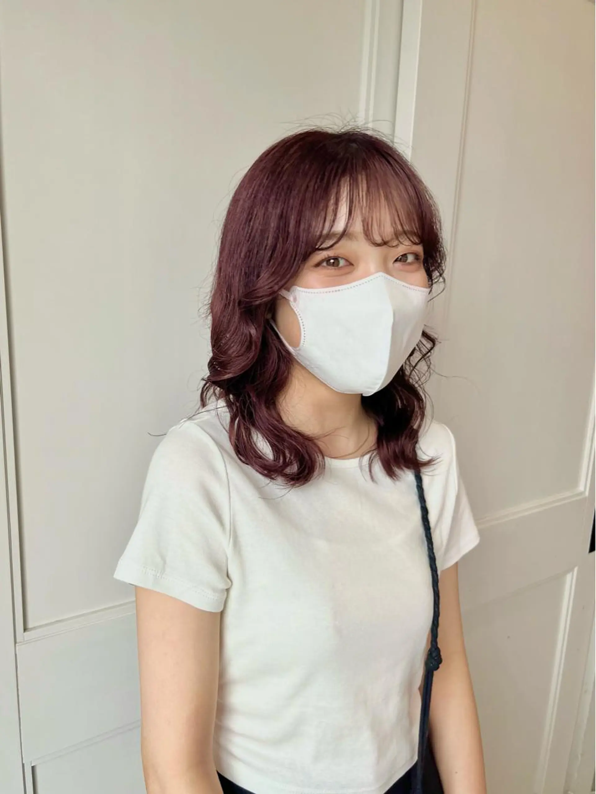 セミロング ピンクラベンダー allum所属・allum SAKURAのヘアスタイル