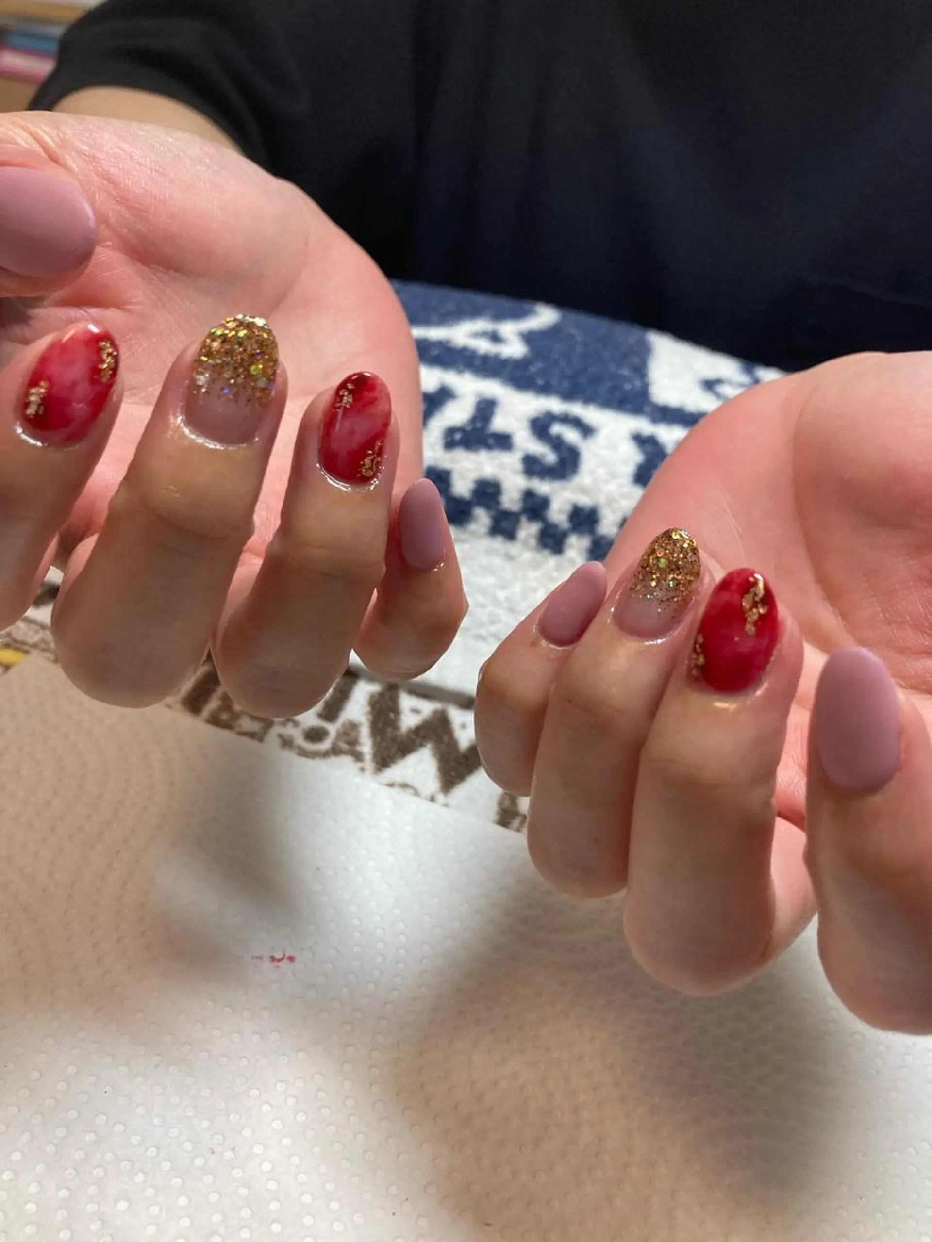 ネイル rukianail 新里のネイルデザイン