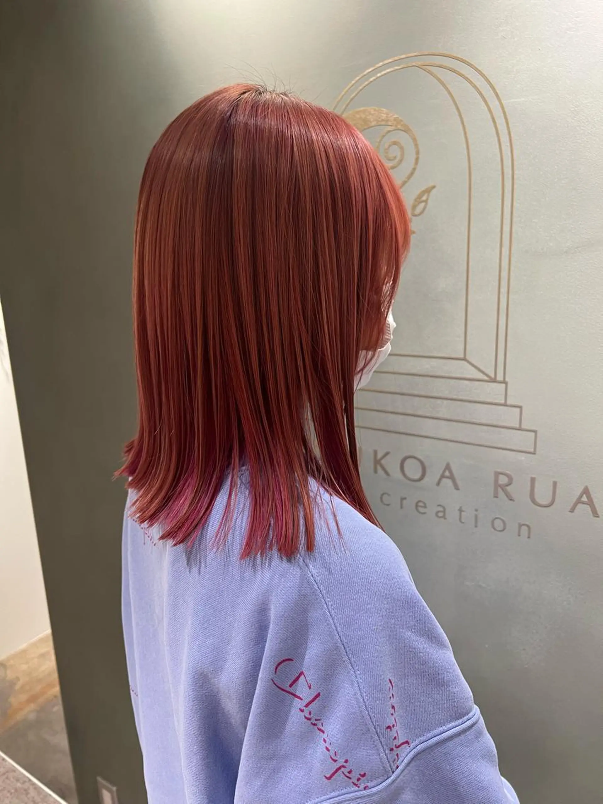 ミディアム Tonukoa Rua所属・レディースモデル カット/中川翔太のヘアスタイル