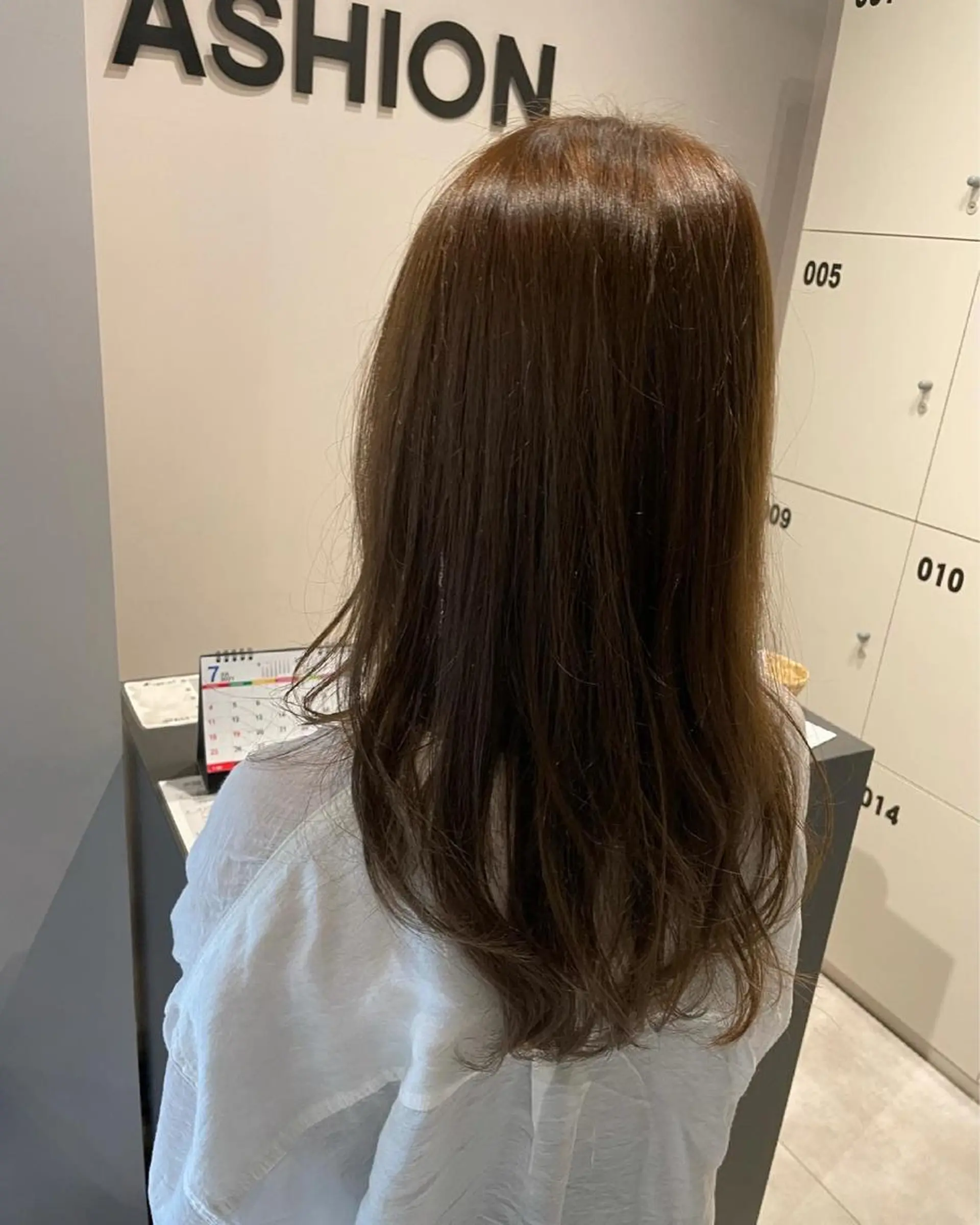 セミロング カラー カット 髪質改善×透明感× トレンド/杉田 圭のヘアスタイル