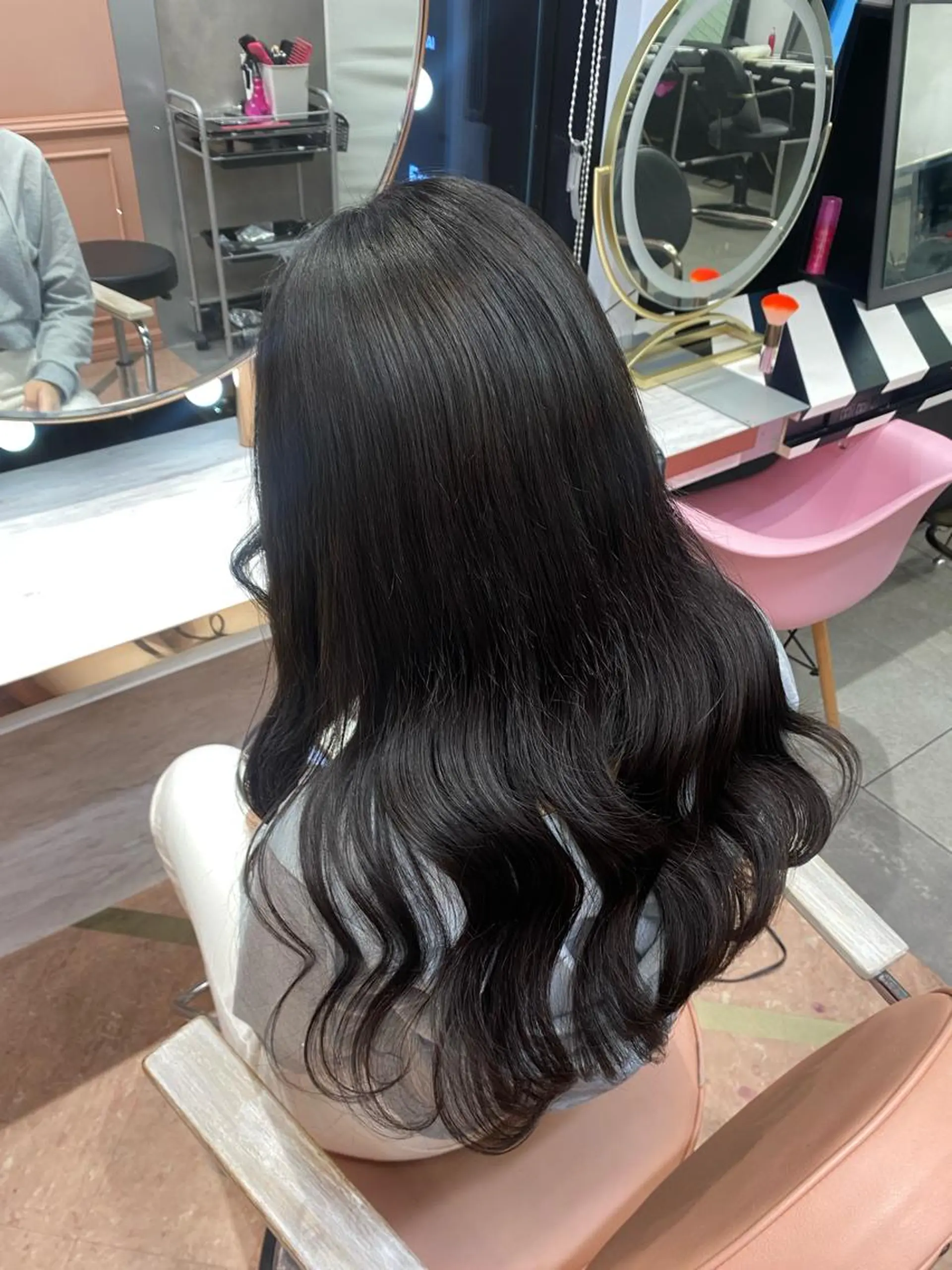 ロング カラー 韓国風モテヘア 🇰🇷aki♡のヘアスタイル