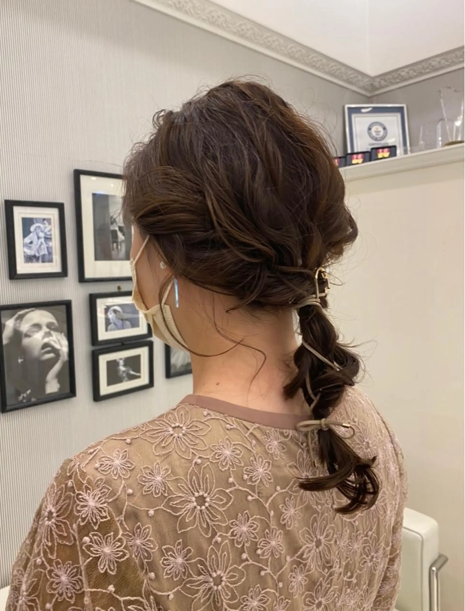 ロング ヘアアレンジ Ash 銀座店所属・骨格補正カット /マンツーマン/のヘアスタイル