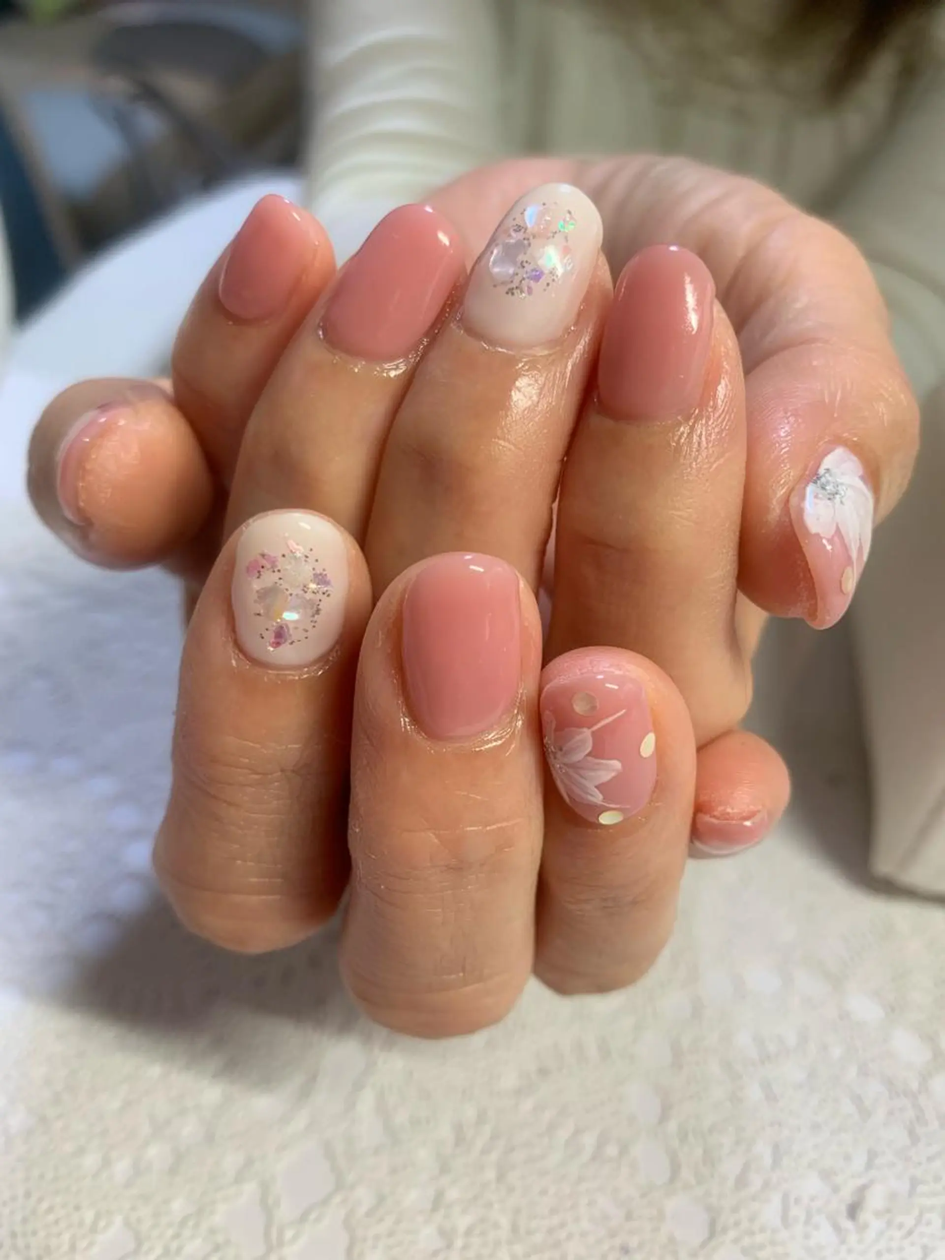 ネイル ハンドネイル フットネイル 菊地 里沙のネイルデザイン