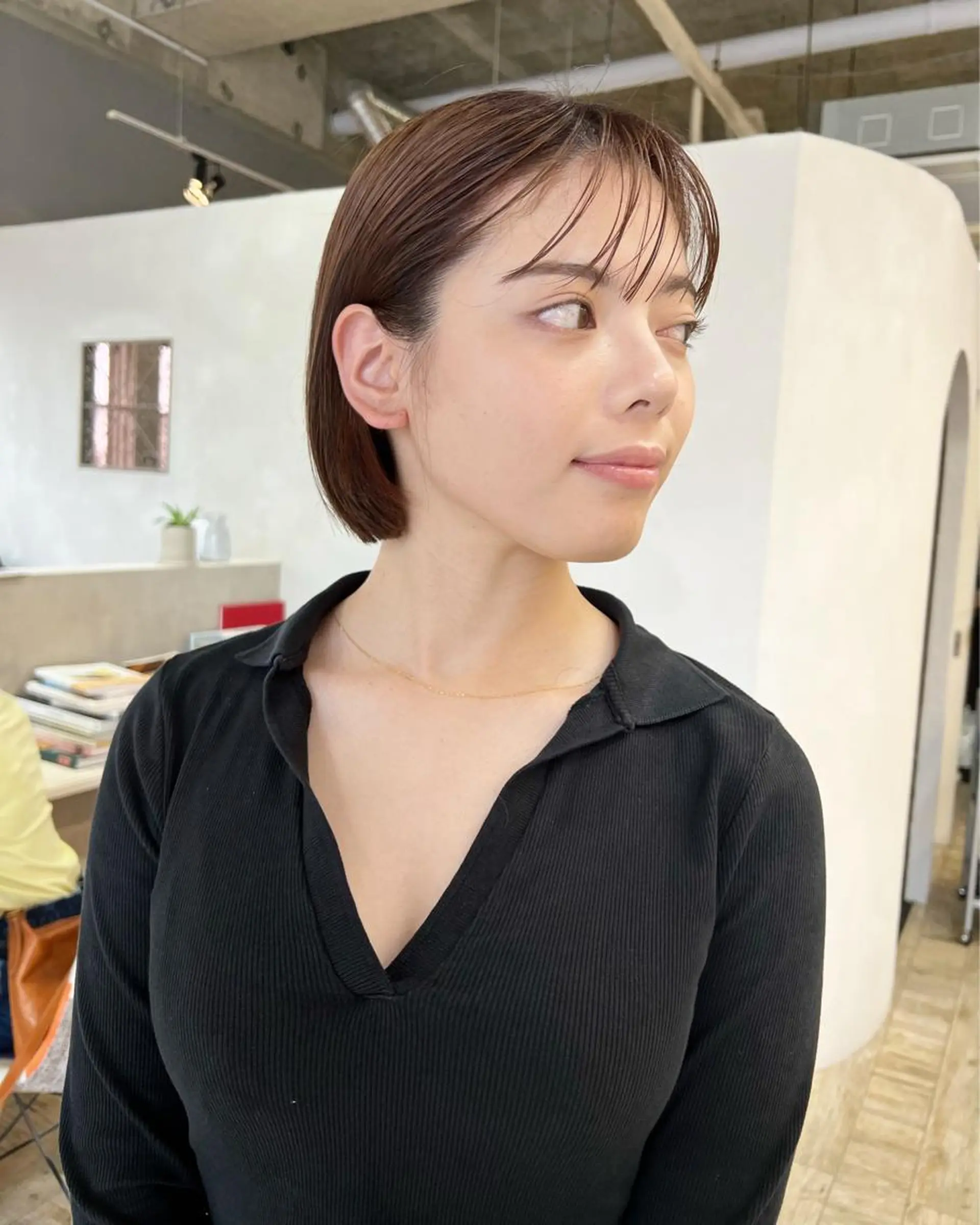 ショート カラー ボブ テトネ タカシのヘアスタイル