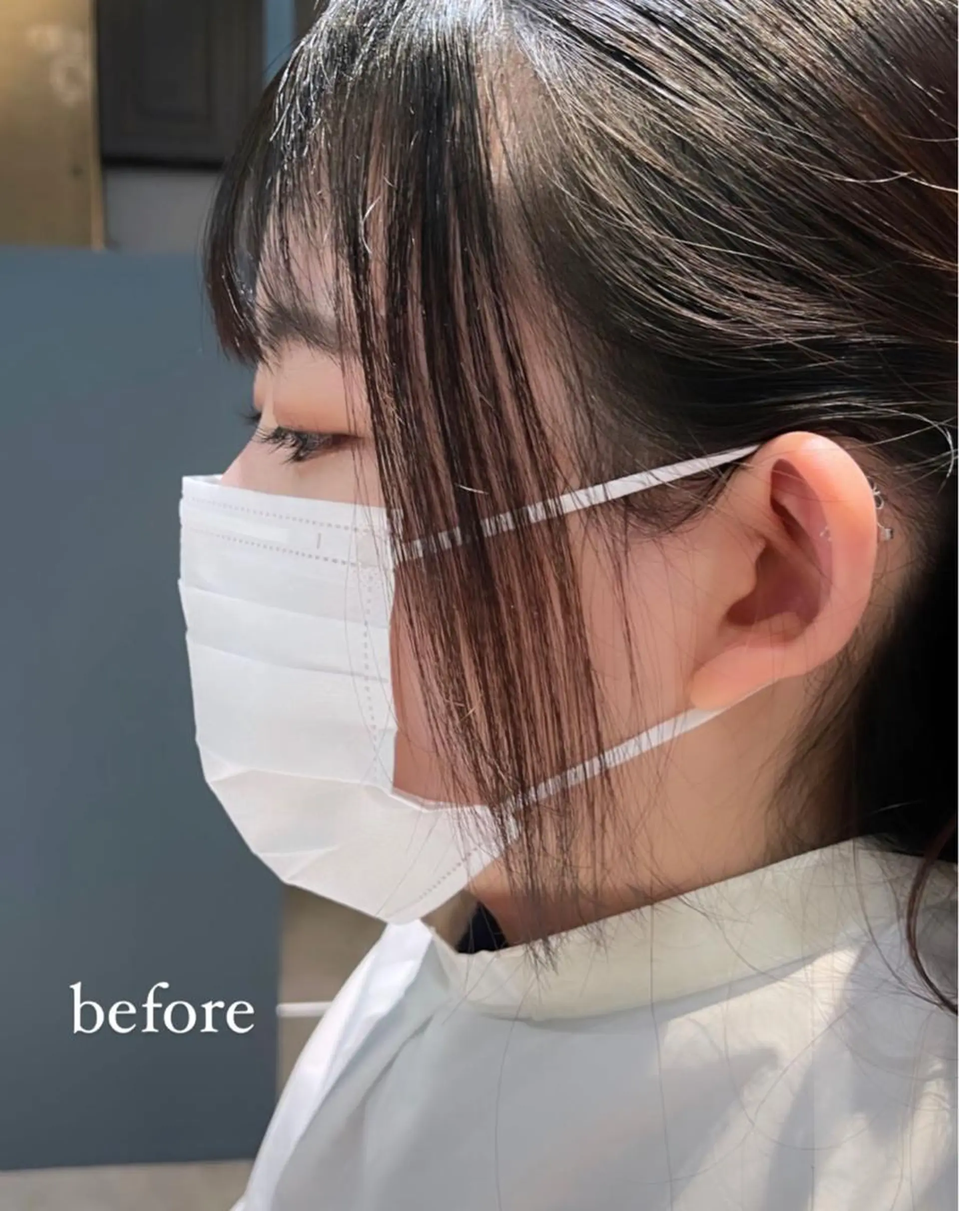 ロング カット ano @anomukuiのヘアスタイル